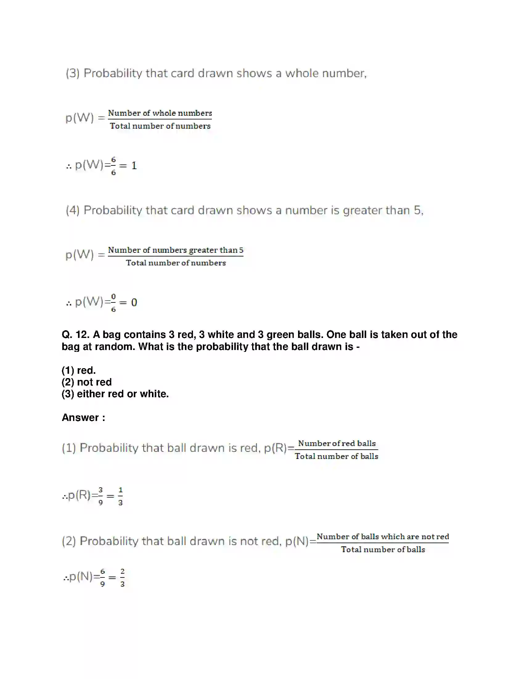 Maharashtra Board Class 10th Mathematics Part-I - English Medium Probability Solution 18
