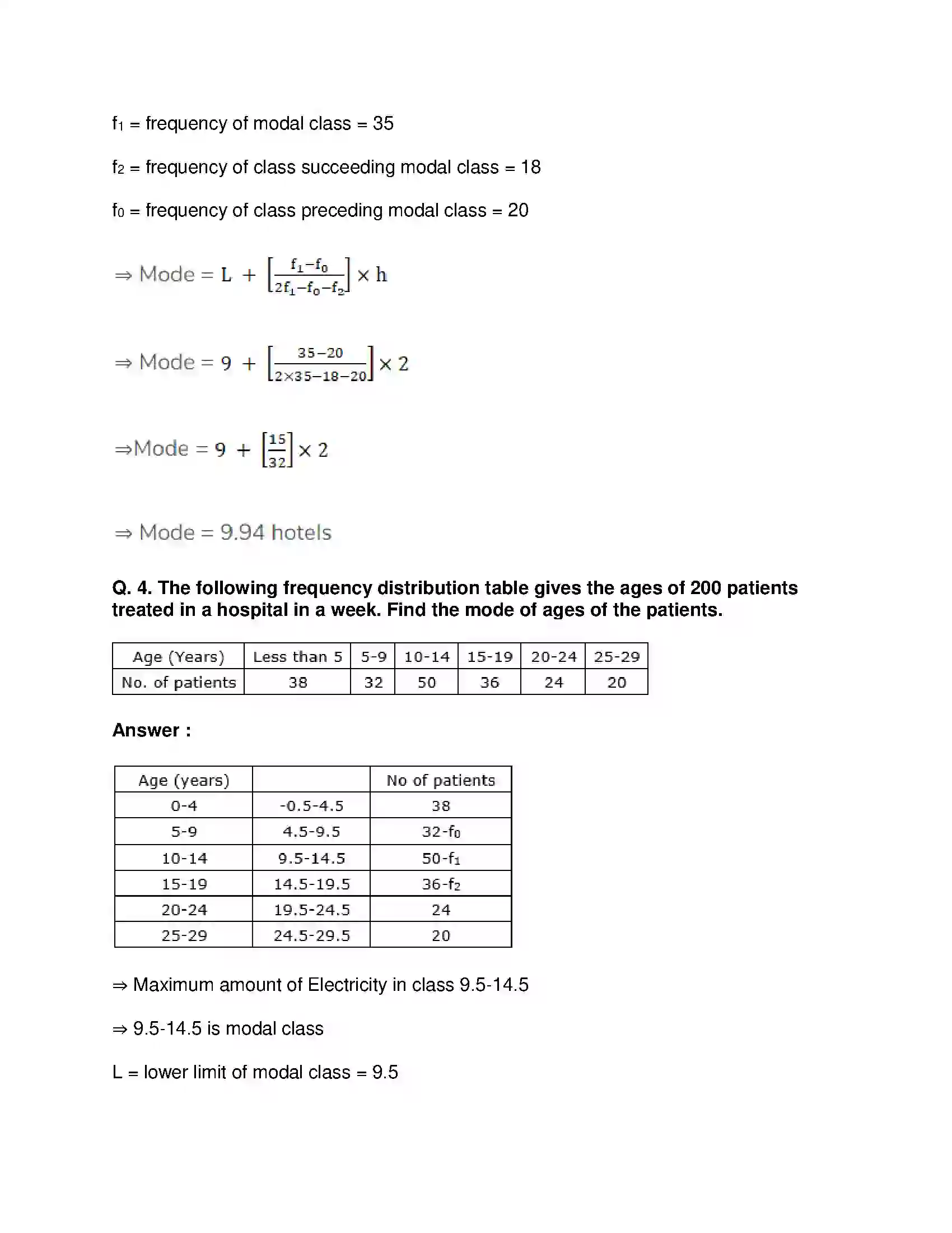 Maharashtra Board Class 10th Mathematics Part-I - English Medium Statistics Solution 13