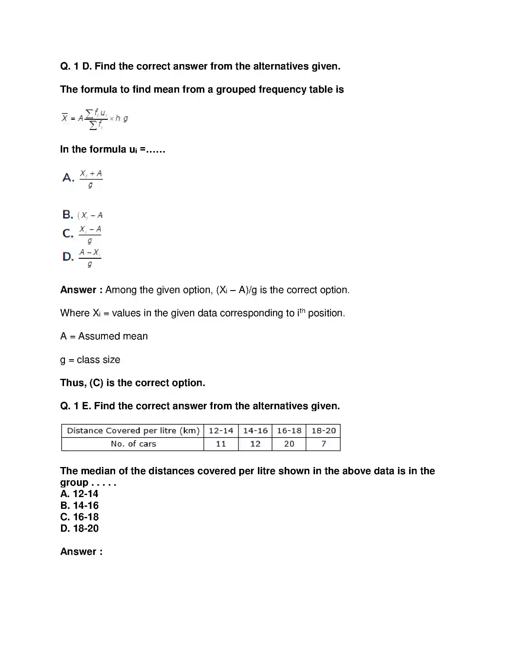 Maharashtra Board Class 10th Mathematics Part-I - English Medium Statistics Solution 33