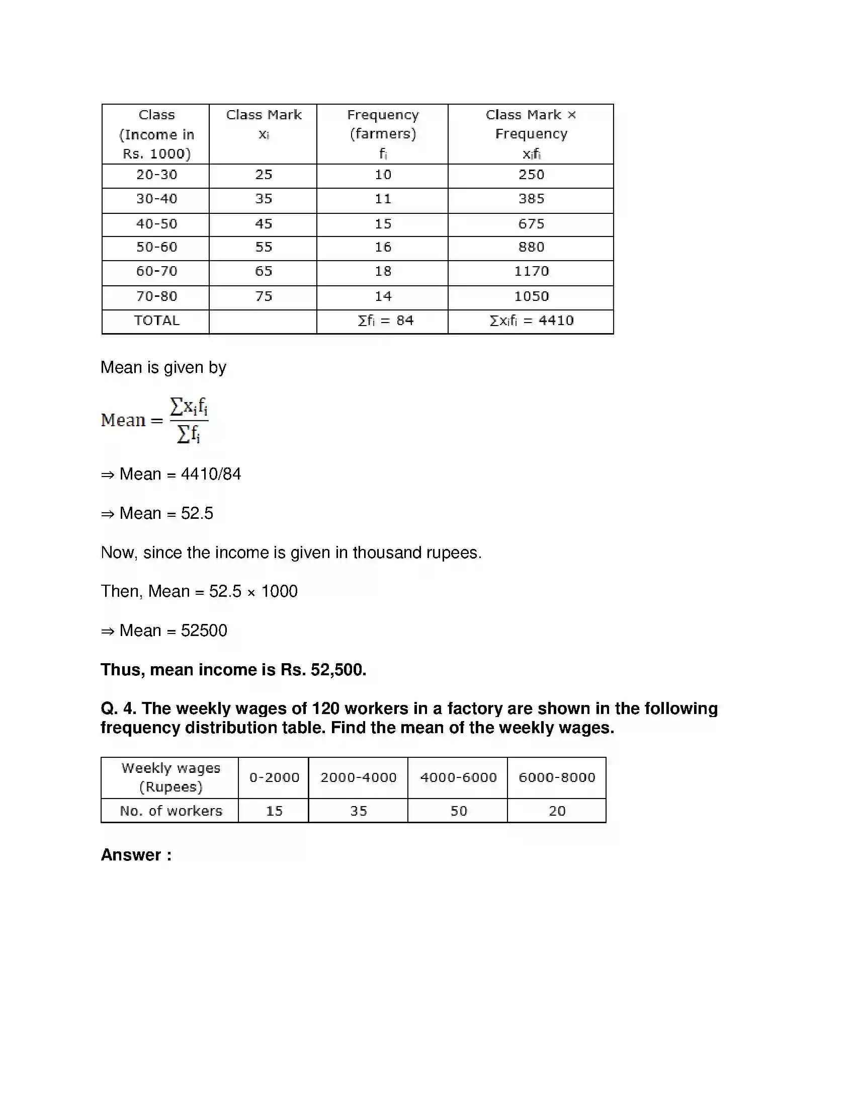 Maharashtra Board Class 10th Mathematics Part-I - English Medium Statistics Solution 36