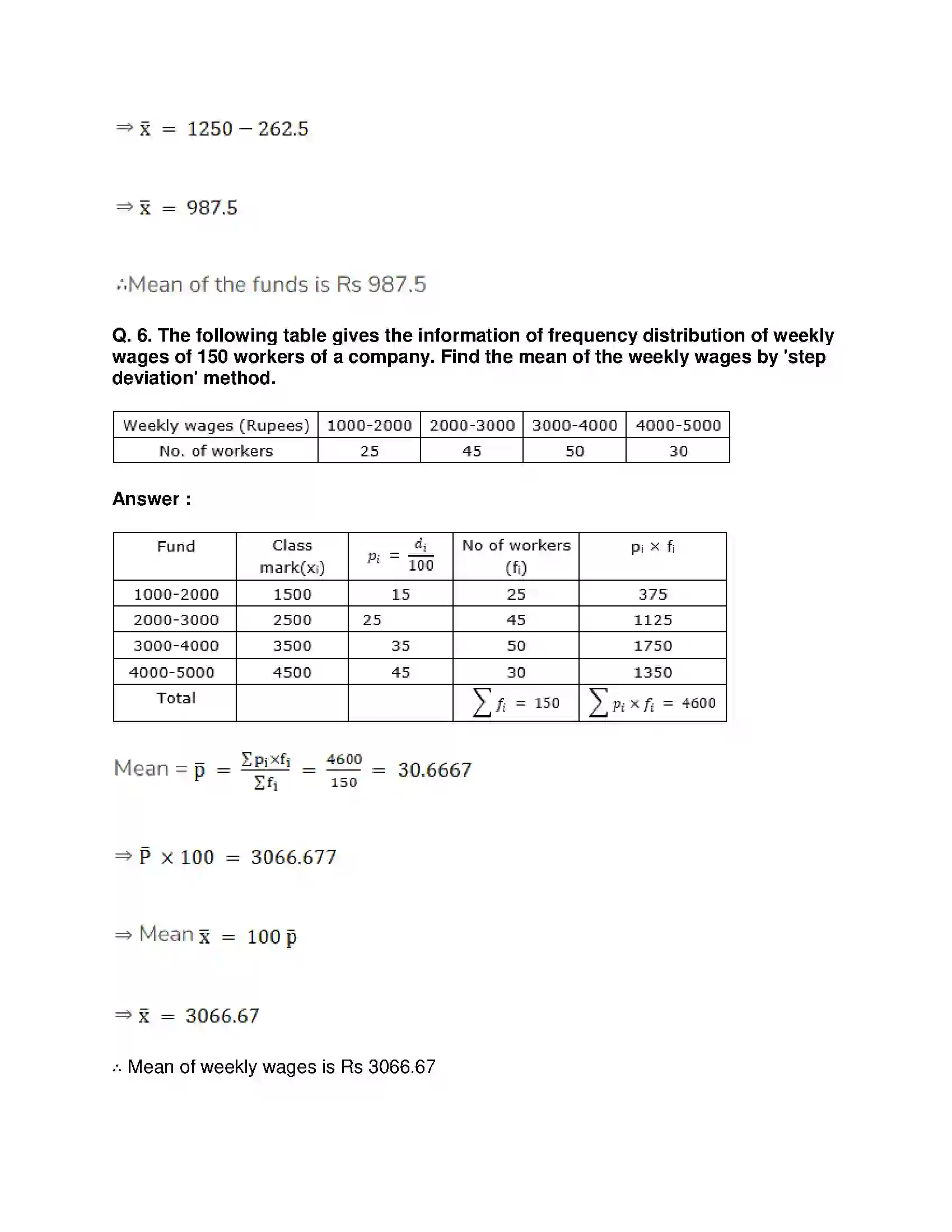 Maharashtra Board Class 10th Mathematics Part-I - English Medium Statistics Solution 5