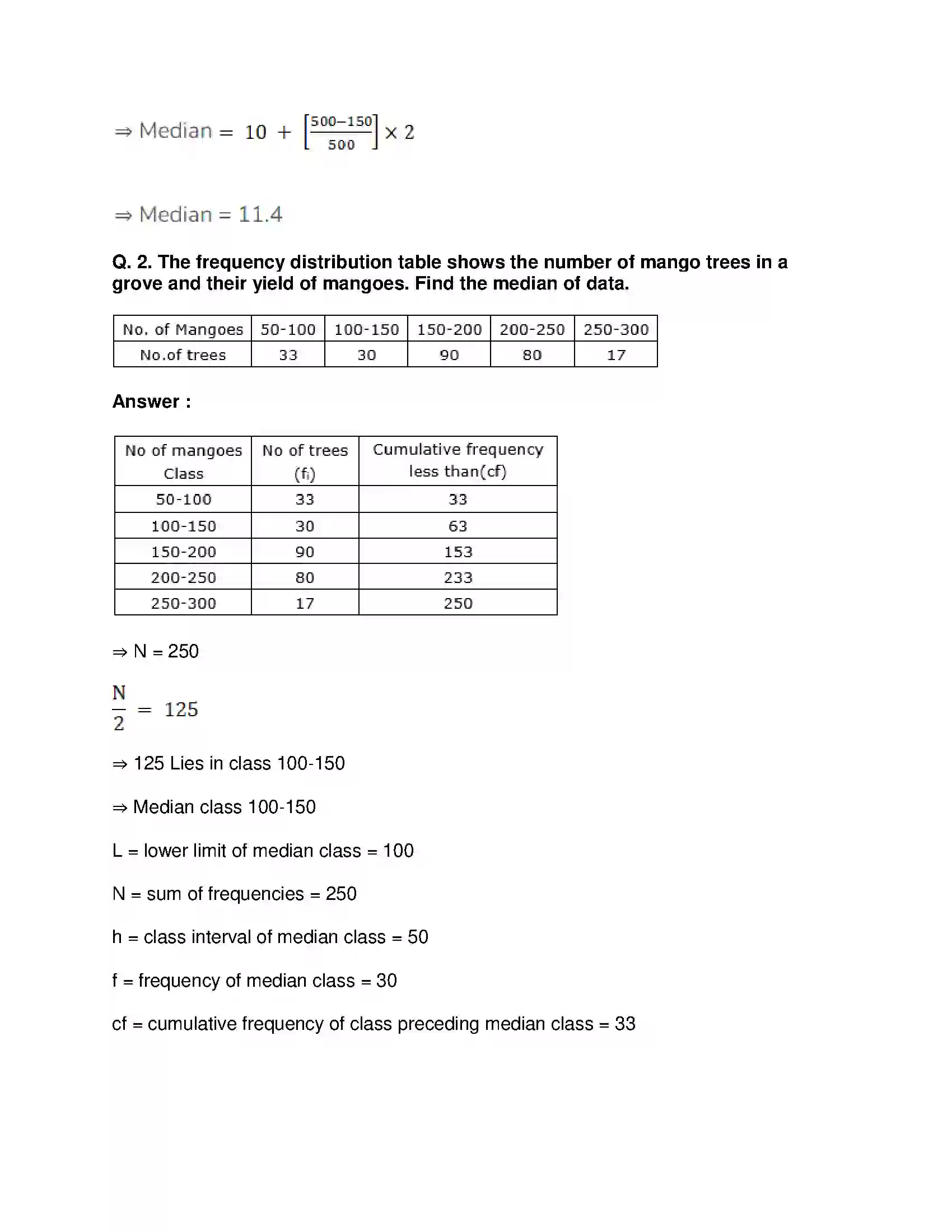 Maharashtra Board Class 10th Mathematics Part-I - English Medium Statistics Solution 7