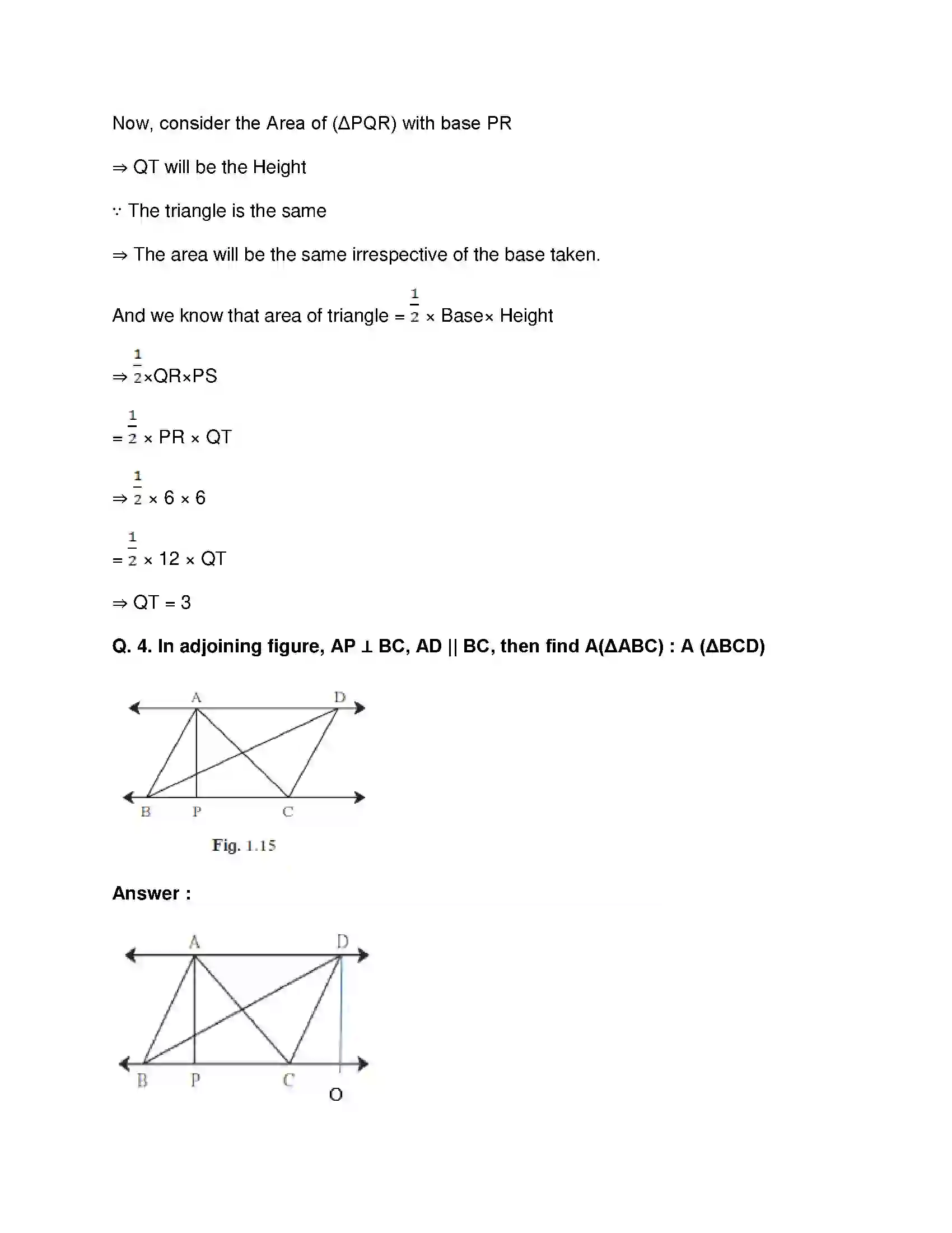 Maharashtra Board Class 10th Mathematics Part-II - English Medium Similarity Solution 3