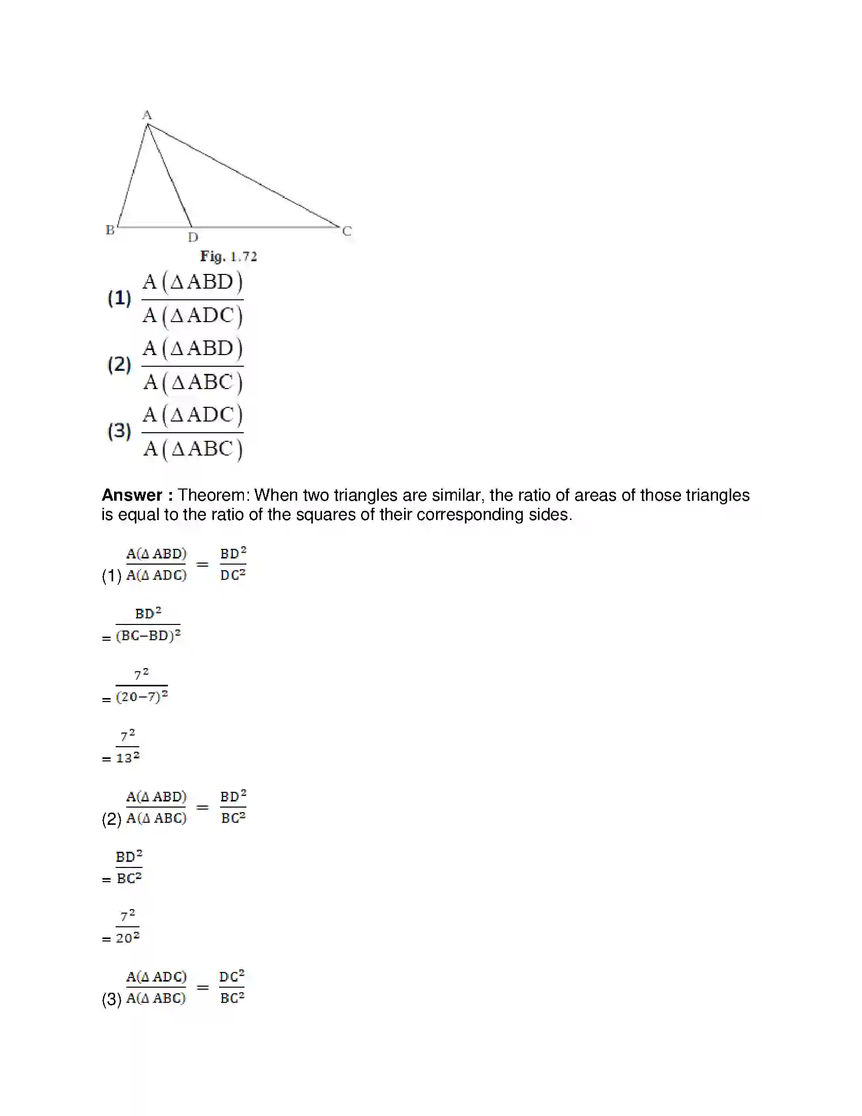 Maharashtra Board Class 10th Mathematics Part-II - English Medium Similarity Solution 30