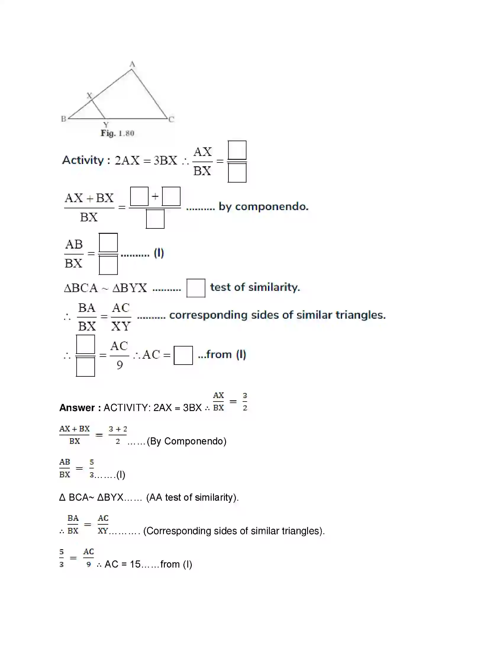 Maharashtra Board Class 10th Mathematics Part-II - English Medium Similarity Solution 38