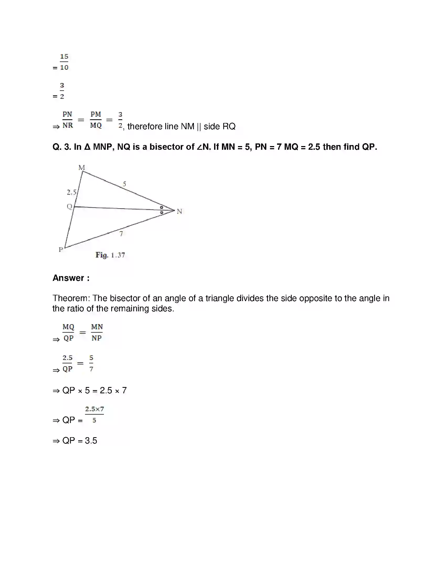 Maharashtra Board Class 10th Mathematics Part-II - English Medium Similarity Solution 8