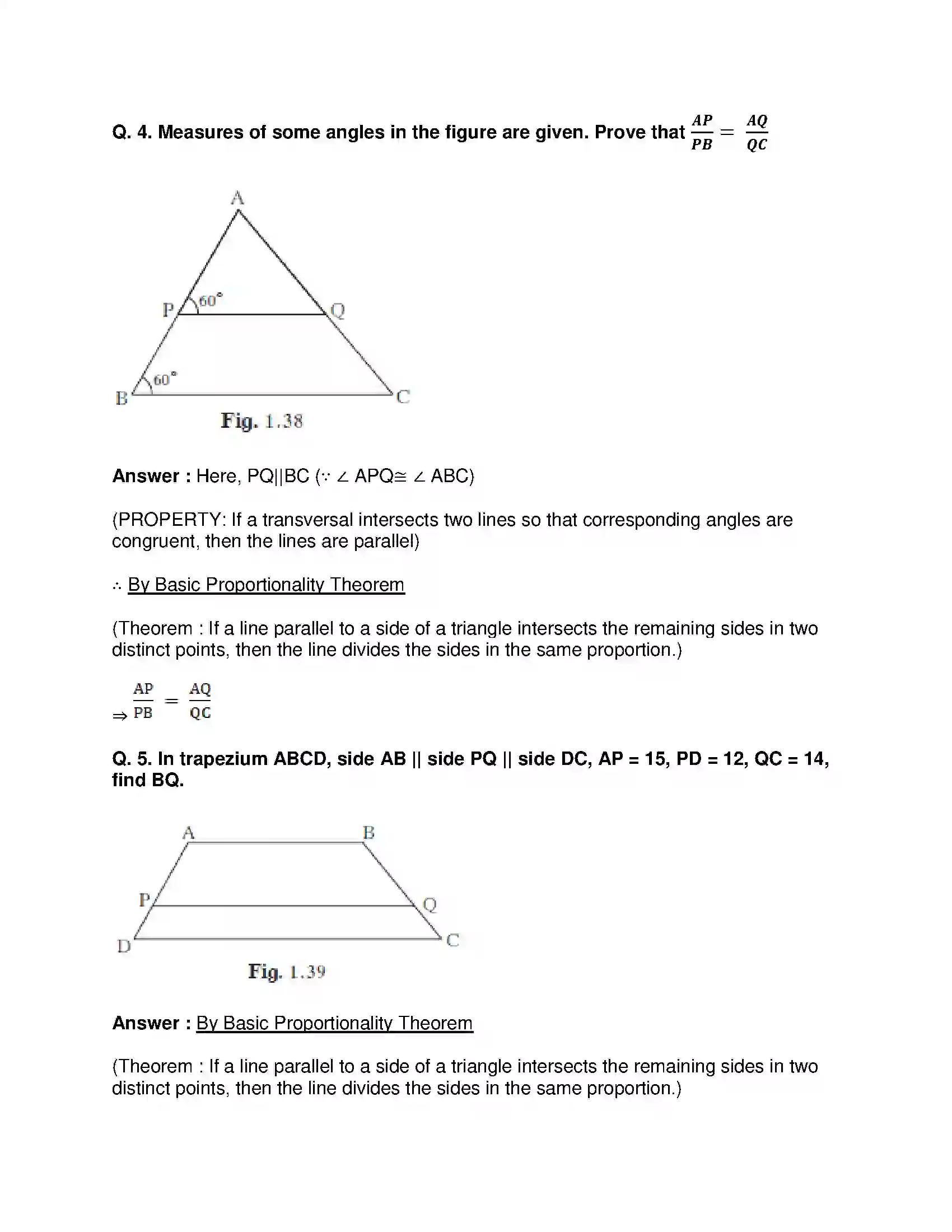 Maharashtra Board Class 10th Mathematics Part-II - English Medium Similarity Solution 9