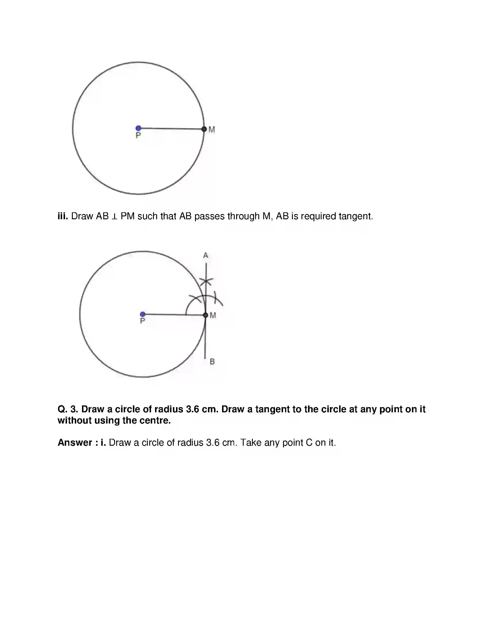 Maharashtra Board Class 10th Mathematics Part-II - English Medium Geometric Constructions Solution 10