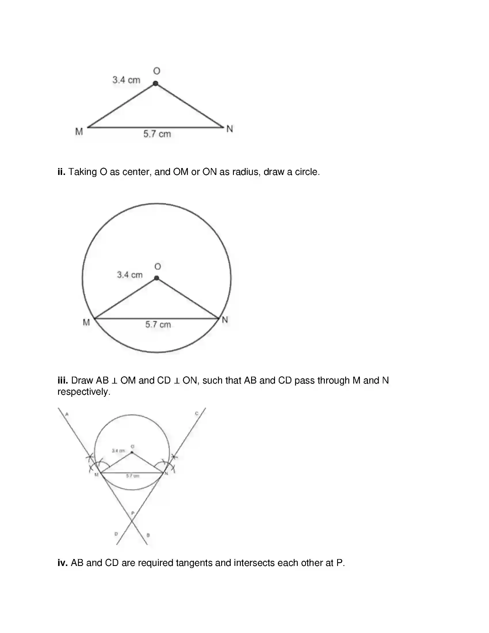 Maharashtra Board Class 10th Mathematics Part-II - English Medium Geometric Constructions Solution 15
