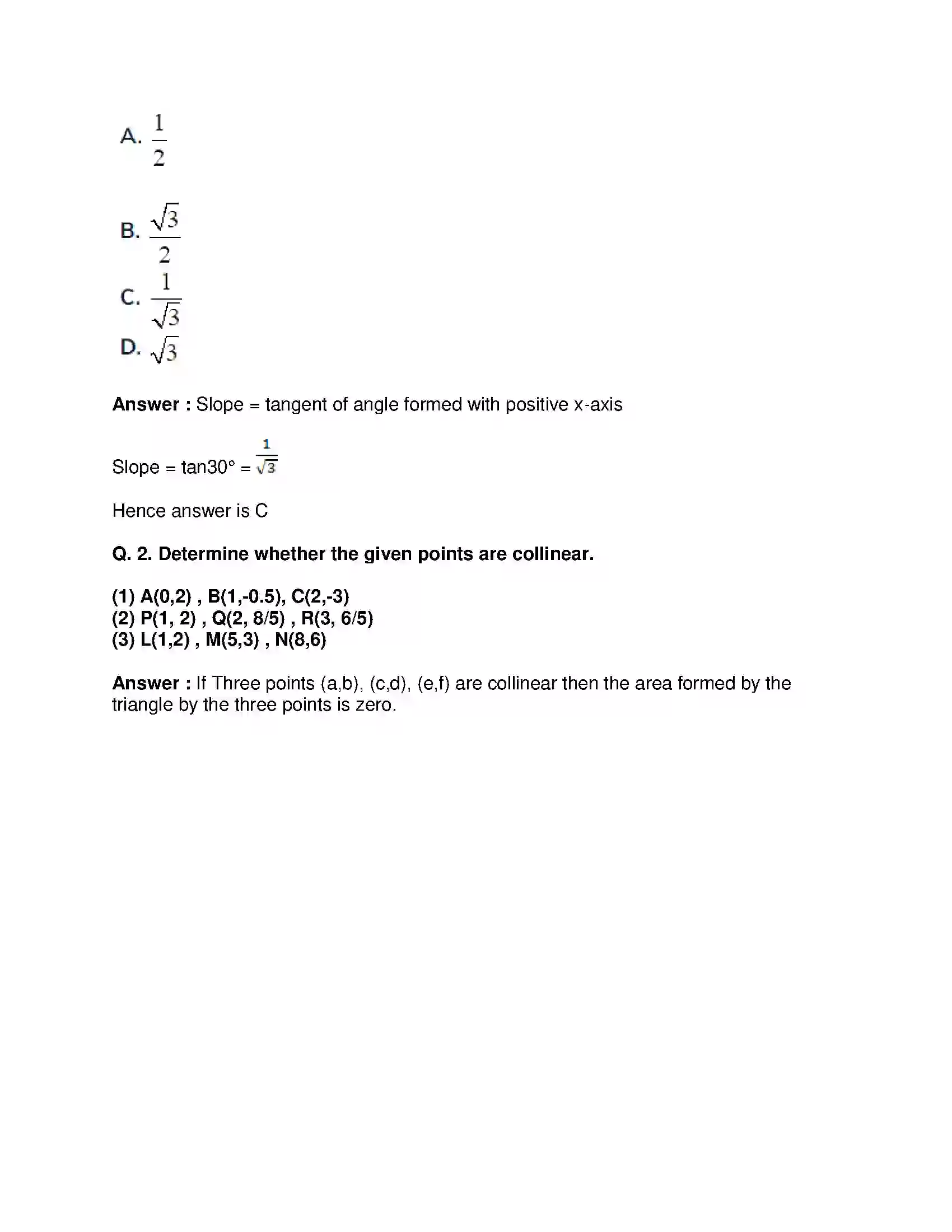 Maharashtra Board Class 10th Mathematics Part-II - English Medium Co-ordinate Geometry Solution 28
