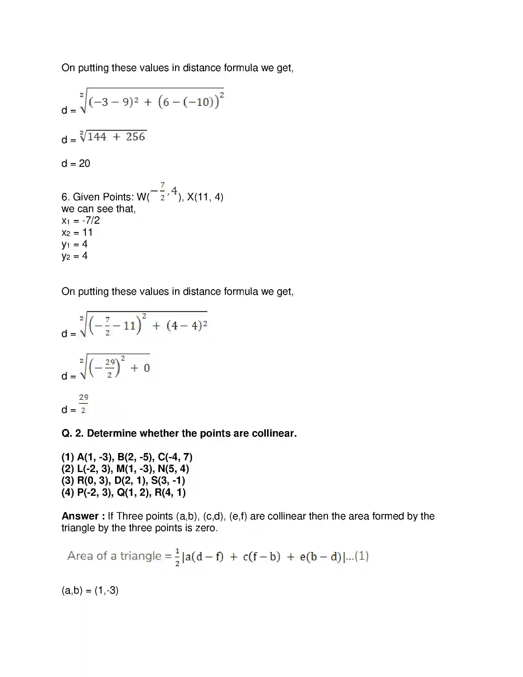 Maharashtra Board Class 10th Mathematics Part-II - English Medium Co-ordinate Geometry Solution 3