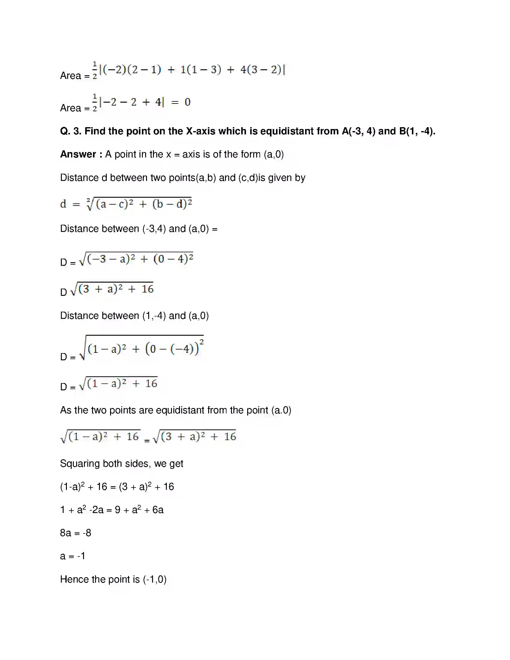 Maharashtra Board Class 10th Mathematics Part-II - English Medium Co-ordinate Geometry Solution 5