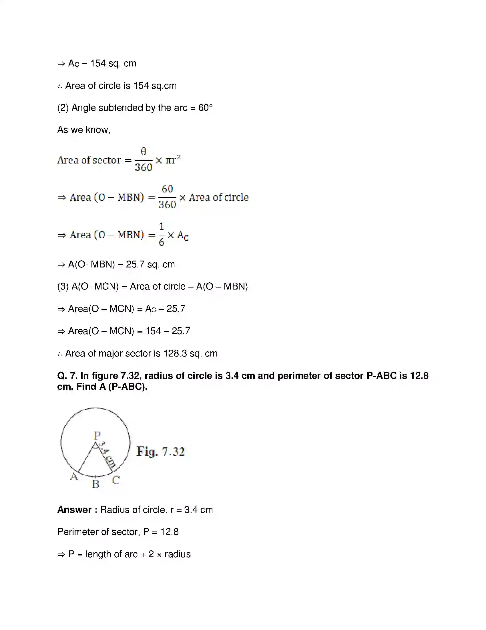 Maharashtra Board Class 10th Mathematics Part-II - English Medium Mensuration Solution 18