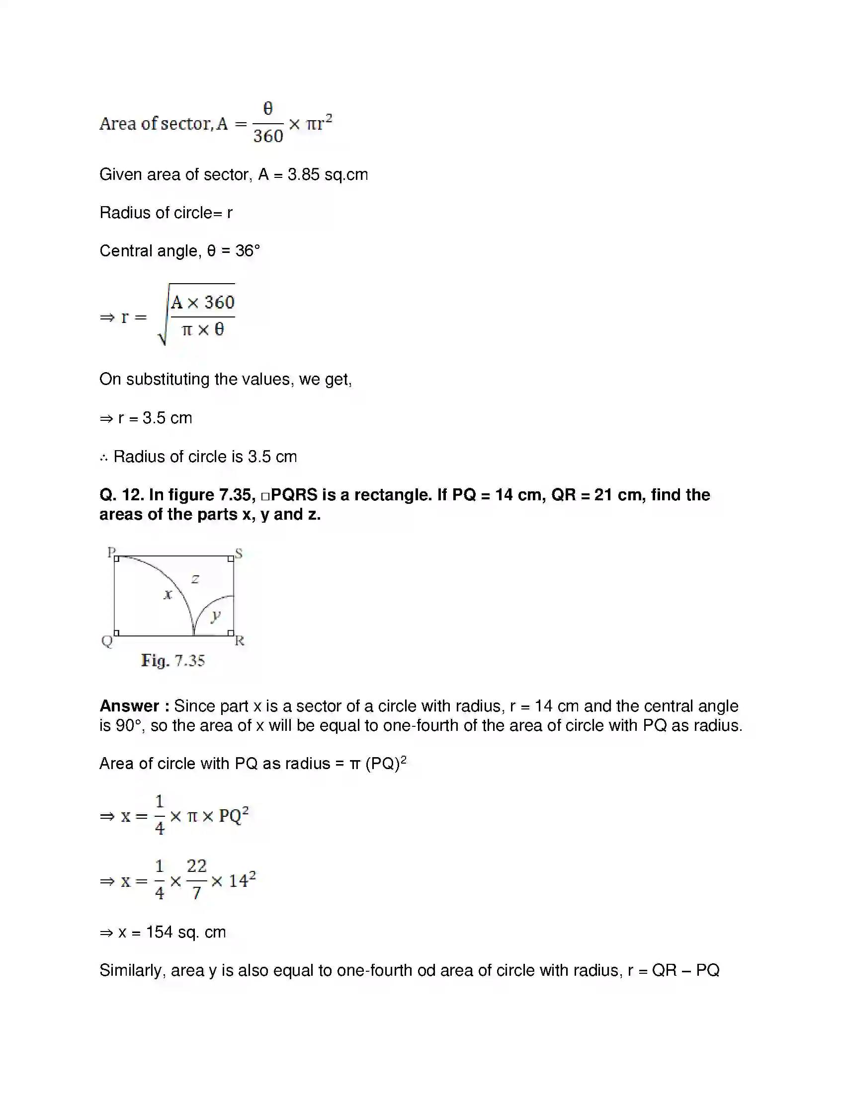 Maharashtra Board Class 10th Mathematics Part-II - English Medium Mensuration Solution 23