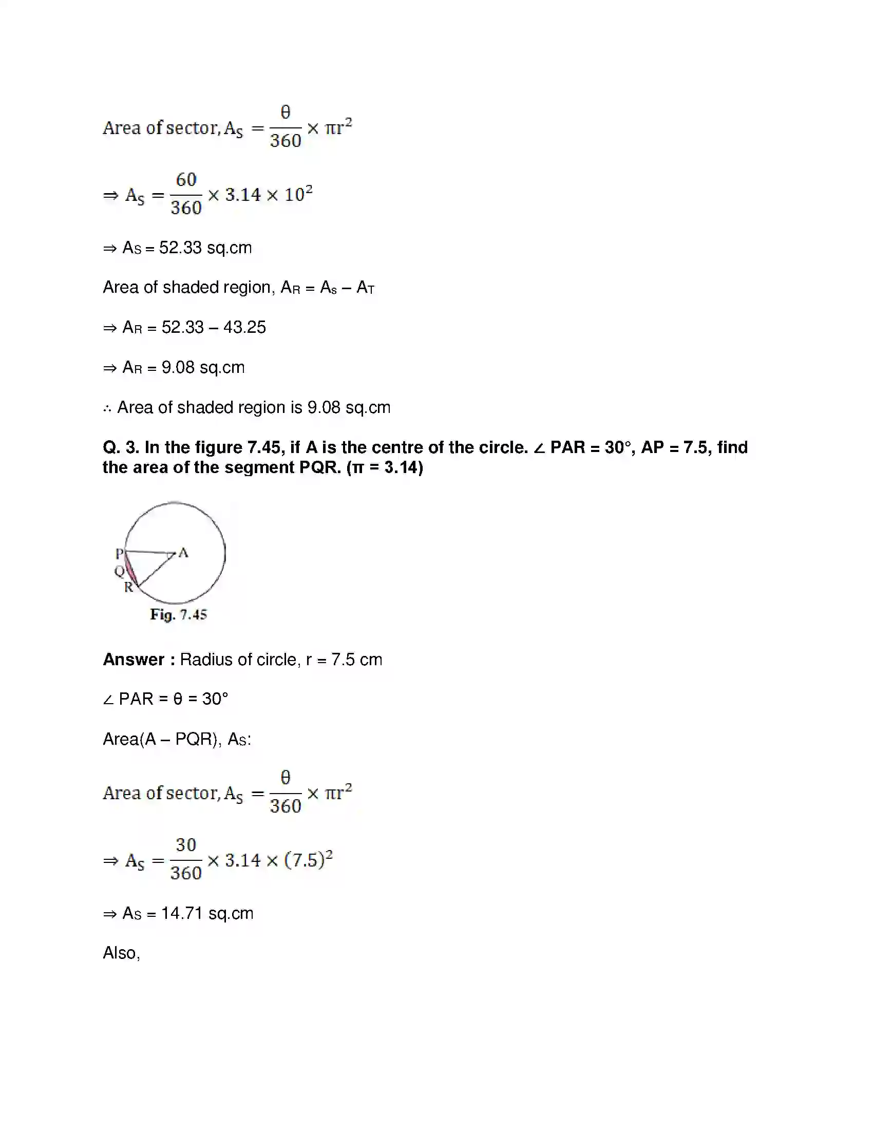 Maharashtra Board Class 10th Mathematics Part-II - English Medium Mensuration Solution 28