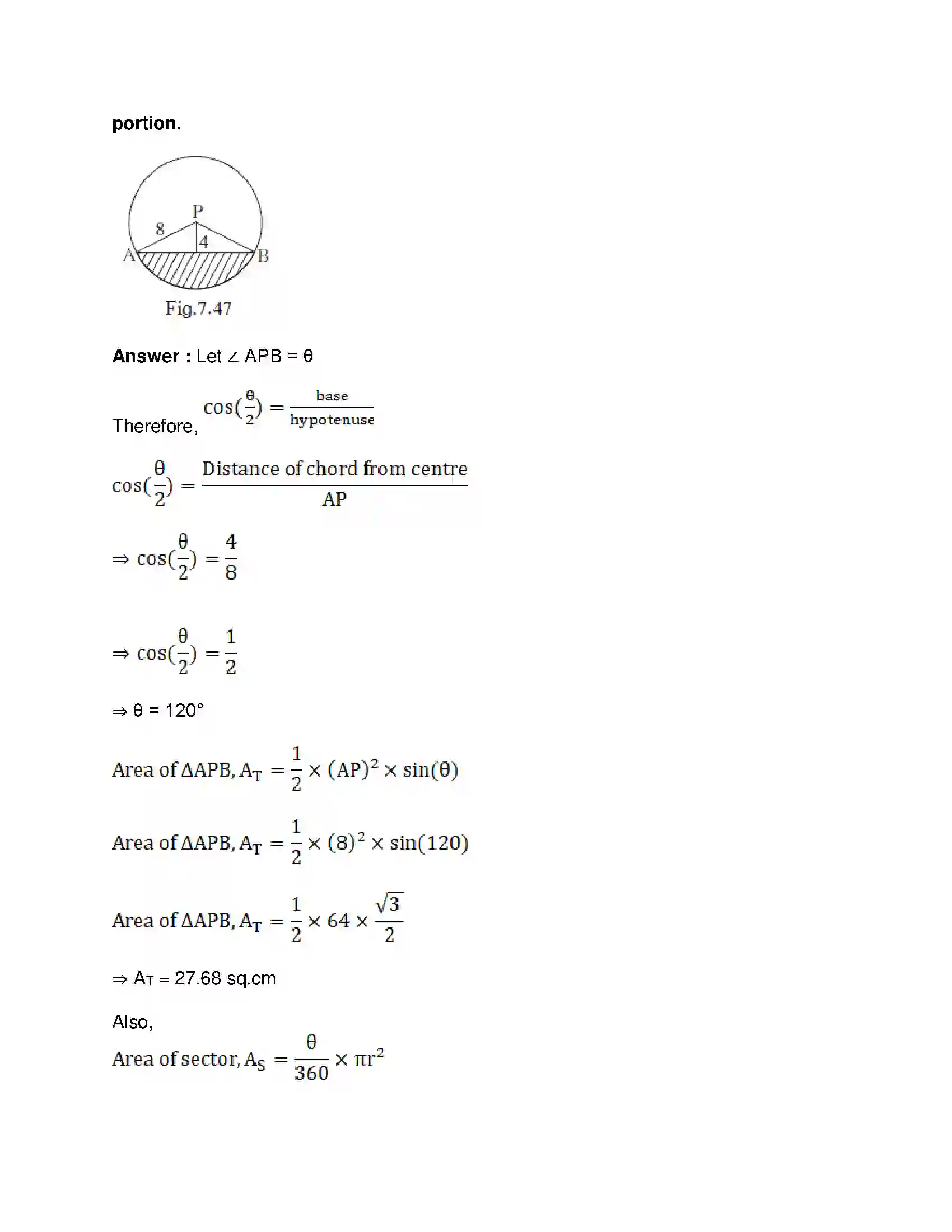 Maharashtra Board Class 10th Mathematics Part-II - English Medium Mensuration Solution 43