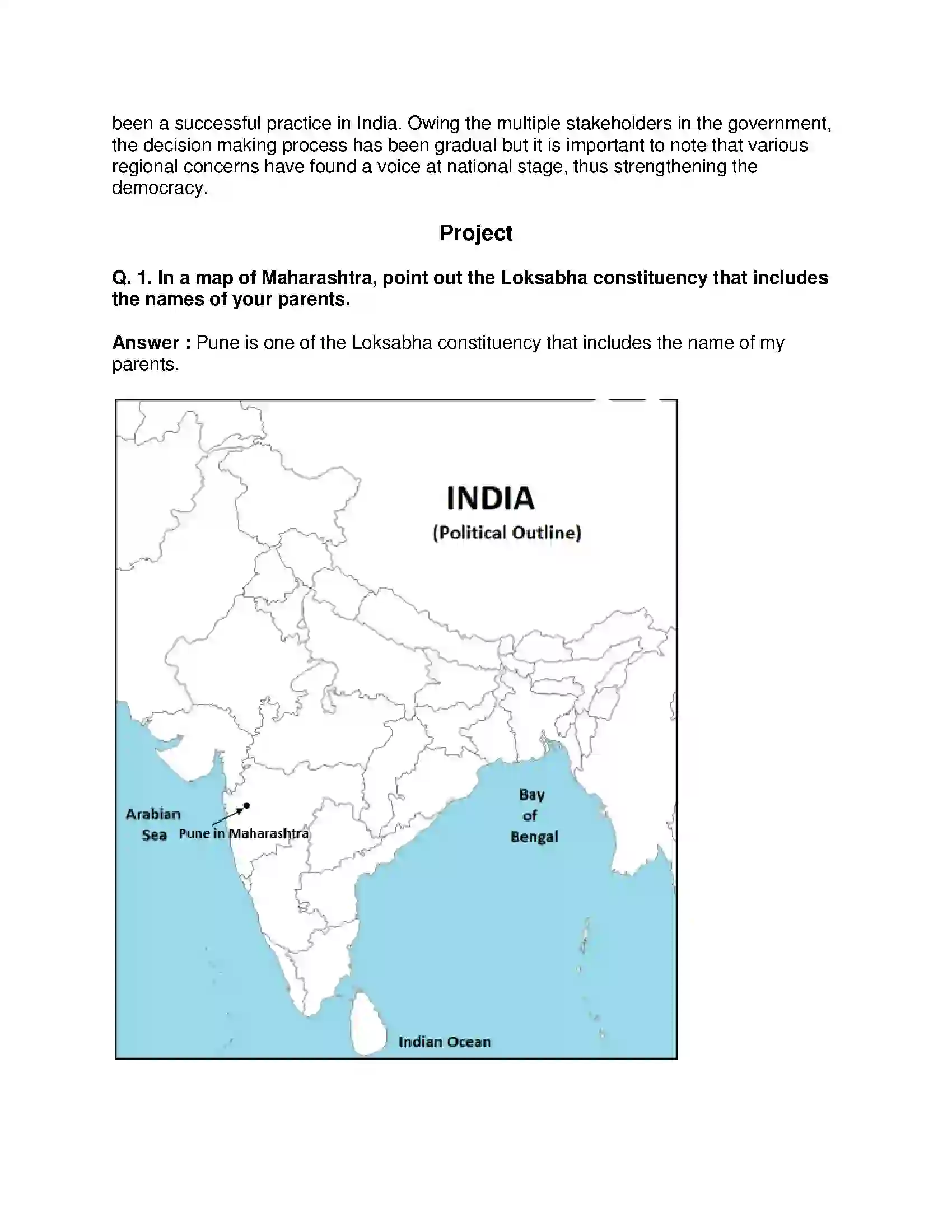 Maharashtra Board Class 10th Political Science - English Medium Political Parties Solution 5