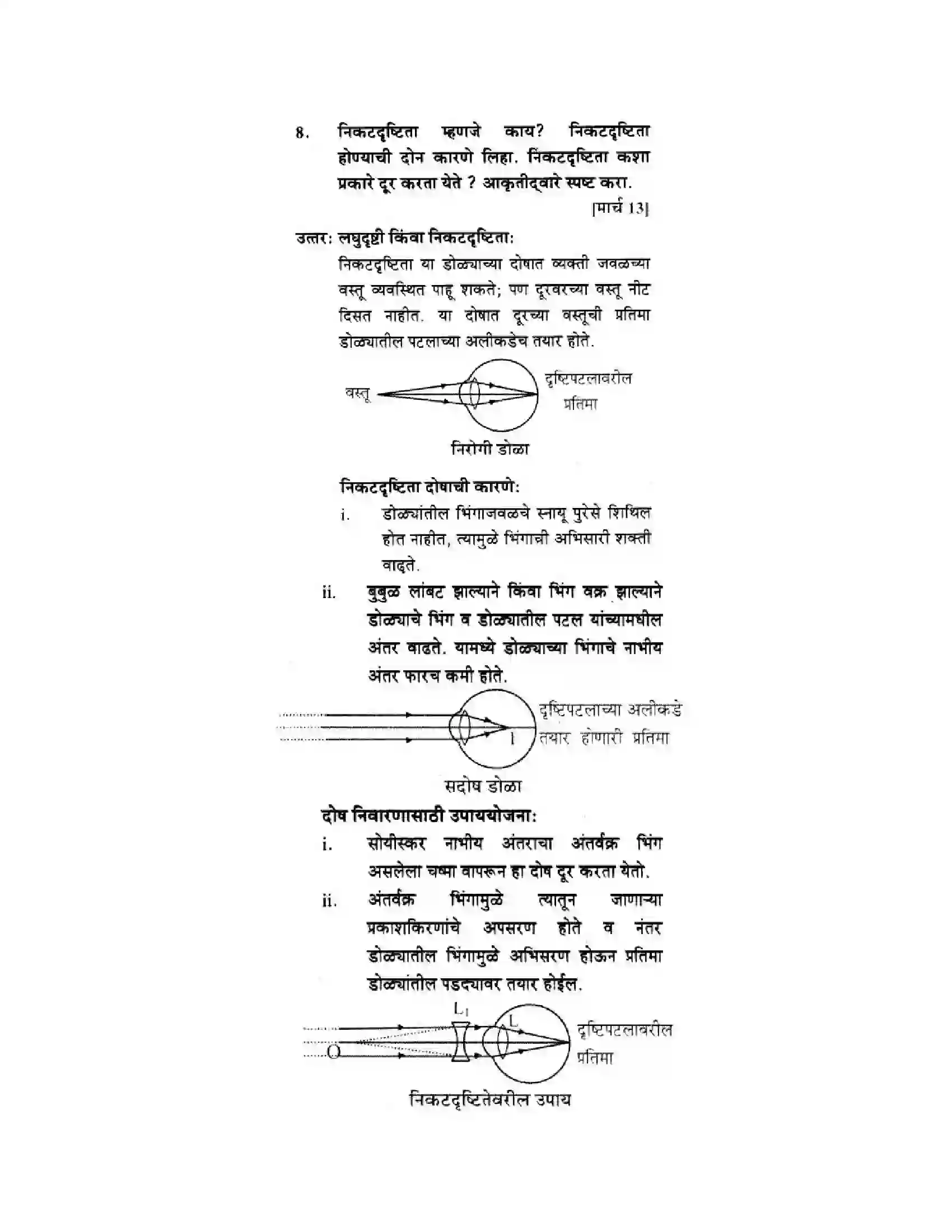 Maharashtra Board Class 10th Science & Technology - Marathi Medium Wonders of Light – Part I Solution 24