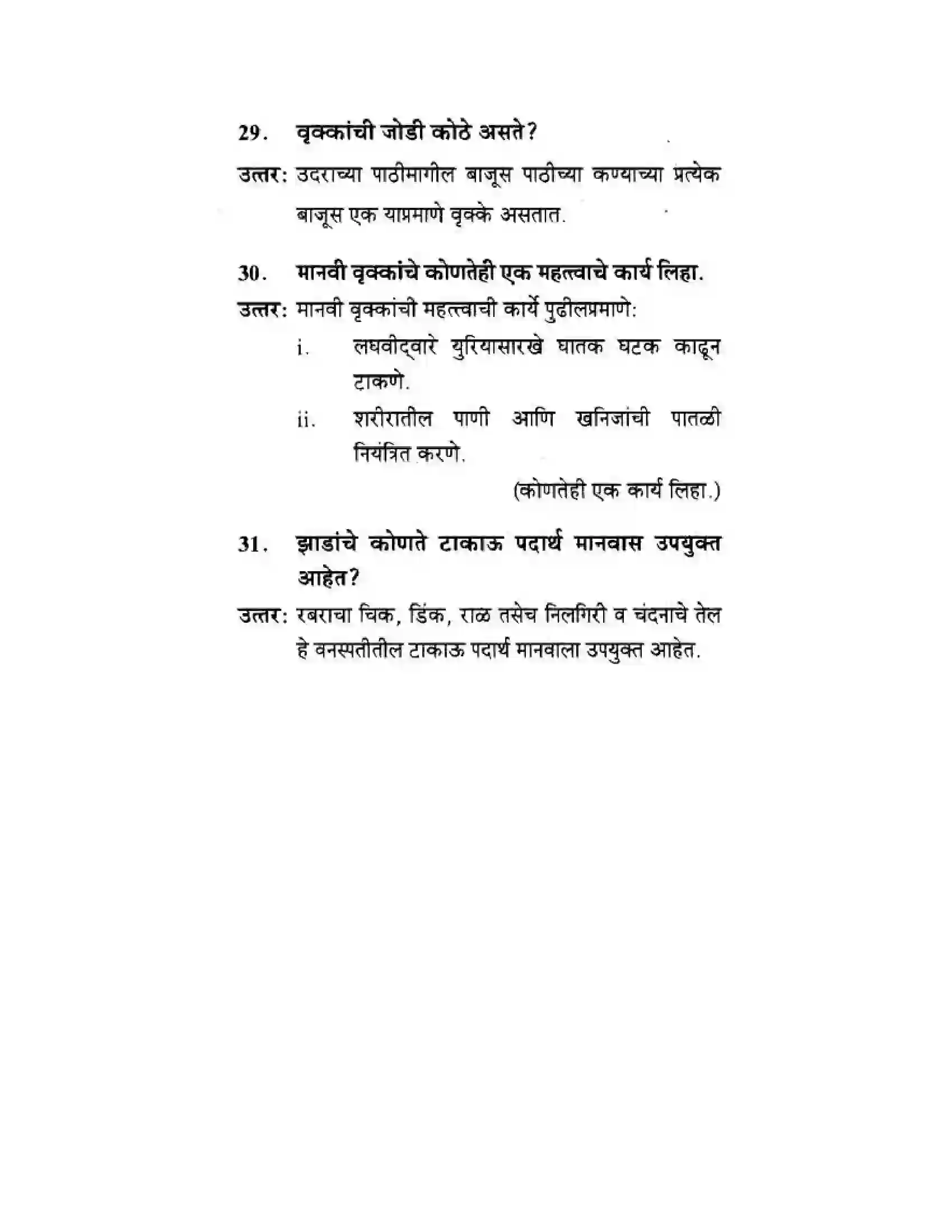 Maharashtra Board Class 10th Science & Technology - Marathi Medium Life’s Internal Secrets Solution 6
