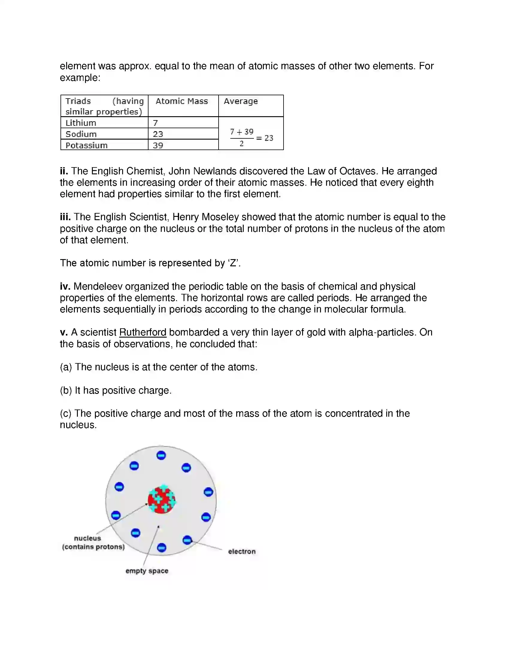 Maharashtra Board Class 10th Science & Technology-I - English Medium Periodic Classification of Element Solution 2
