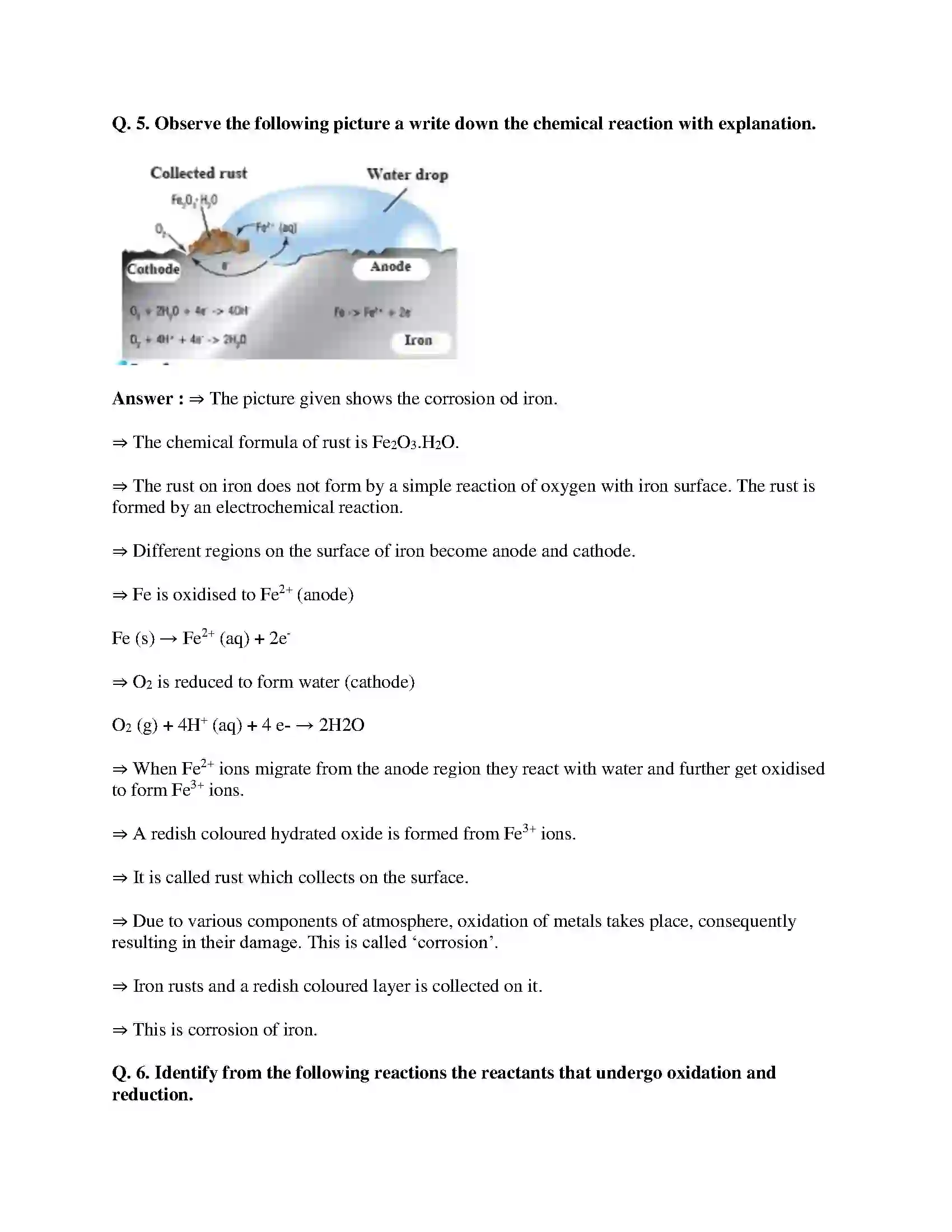 Maharashtra Board Class 10th Science & Technology-I - English Medium Chemical Reactions & Equations Solution 10