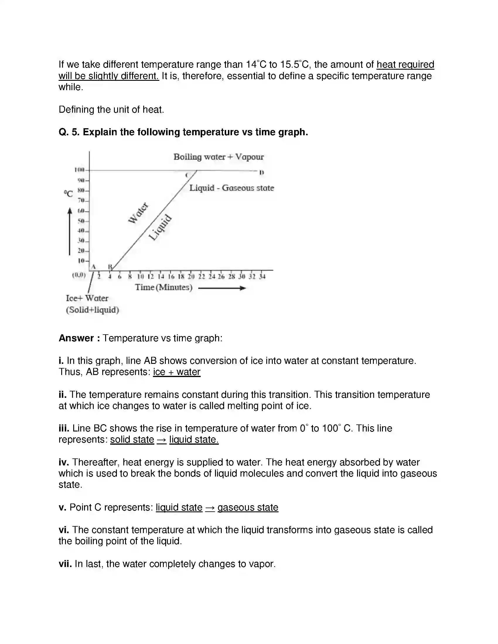 Maharashtra Board Class 10th Science & Technology-I - English Medium Heat Solution 4