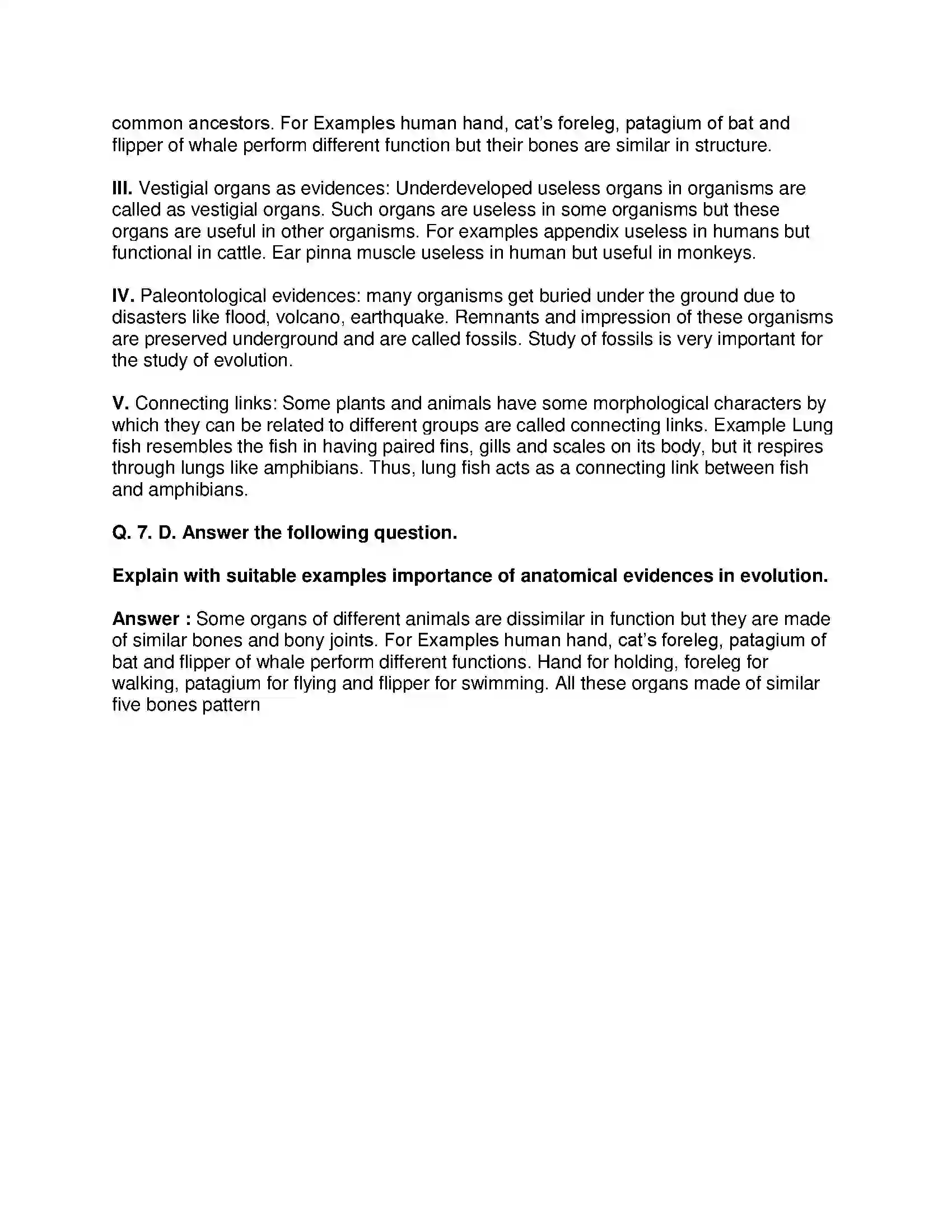 Maharashtra Board Class 10th Science & Technology-II - English Medium Heredity and Evolution Solution 12