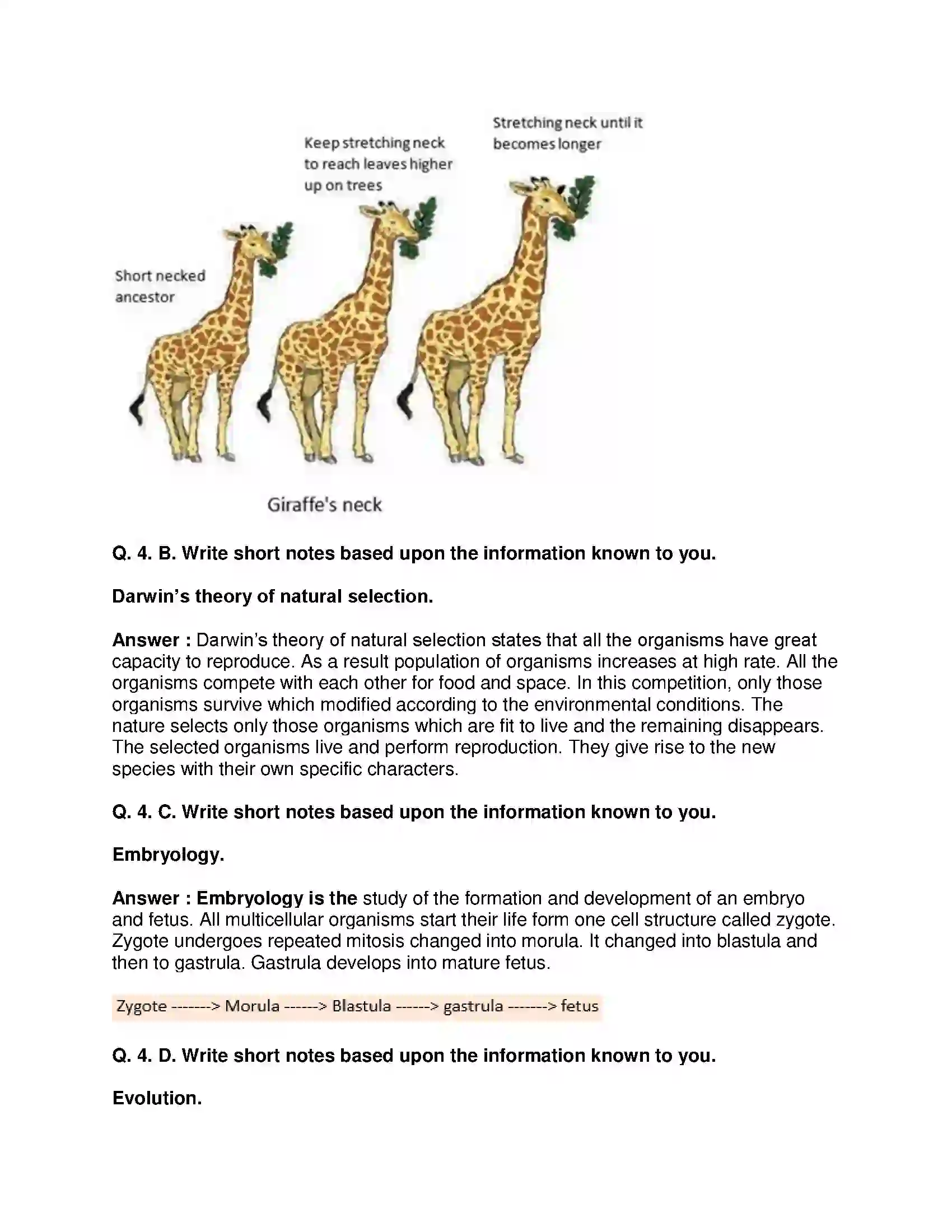 Maharashtra Board Class 10th Science & Technology-II - English Medium Heredity and Evolution Solution 7