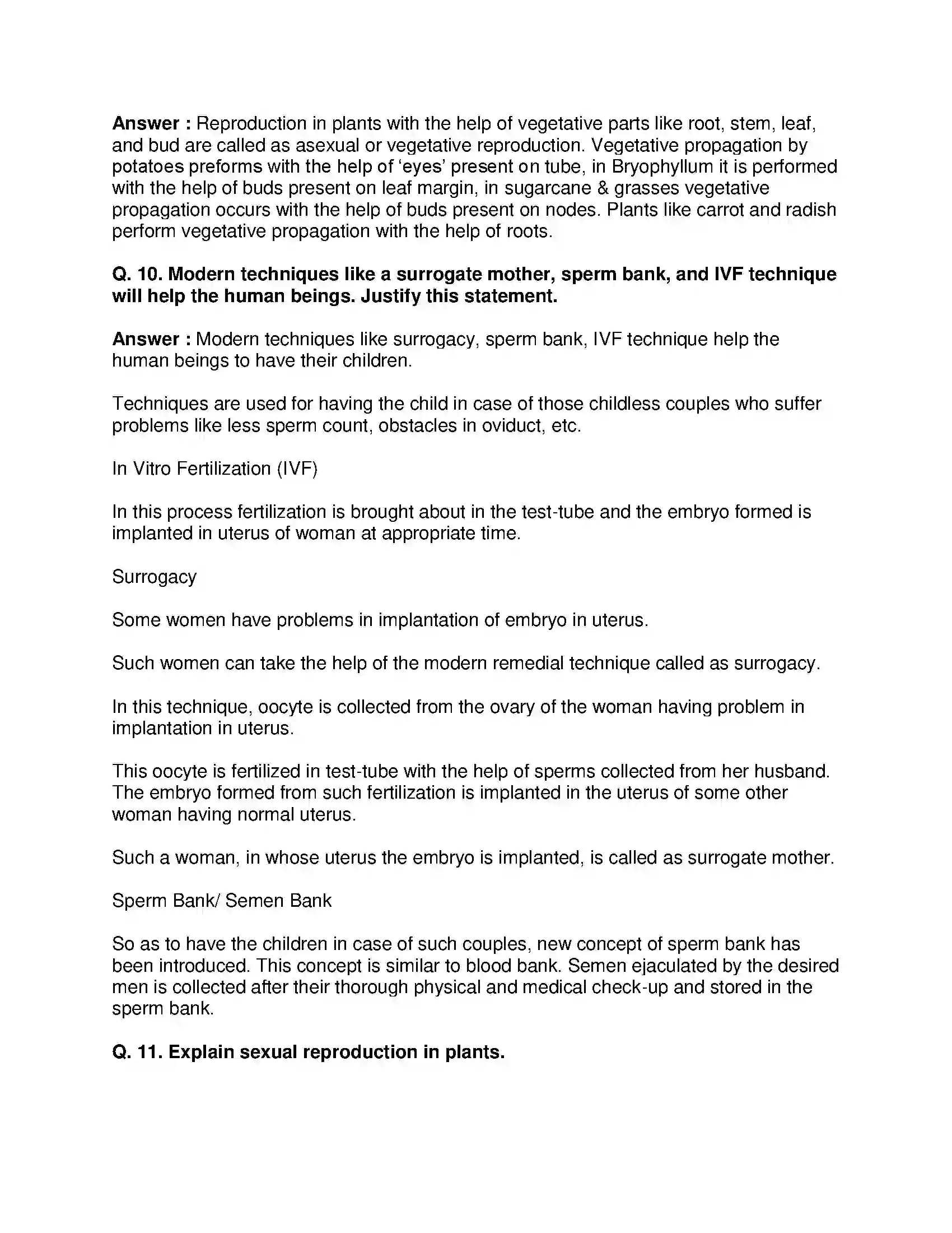 Maharashtra Board Class 10th Science & Technology-II - English Medium Life Processes in Living Organisms Part-2 Solution 10