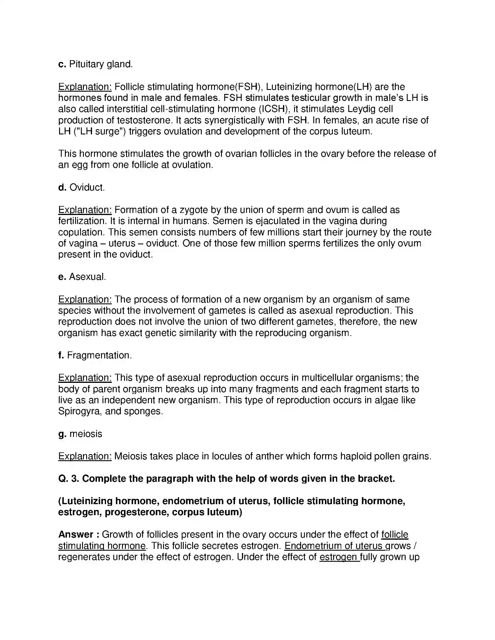 Maharashtra Board Class 10th Science & Technology-II - English Medium Life Processes in Living Organisms Part-2 Solution 3