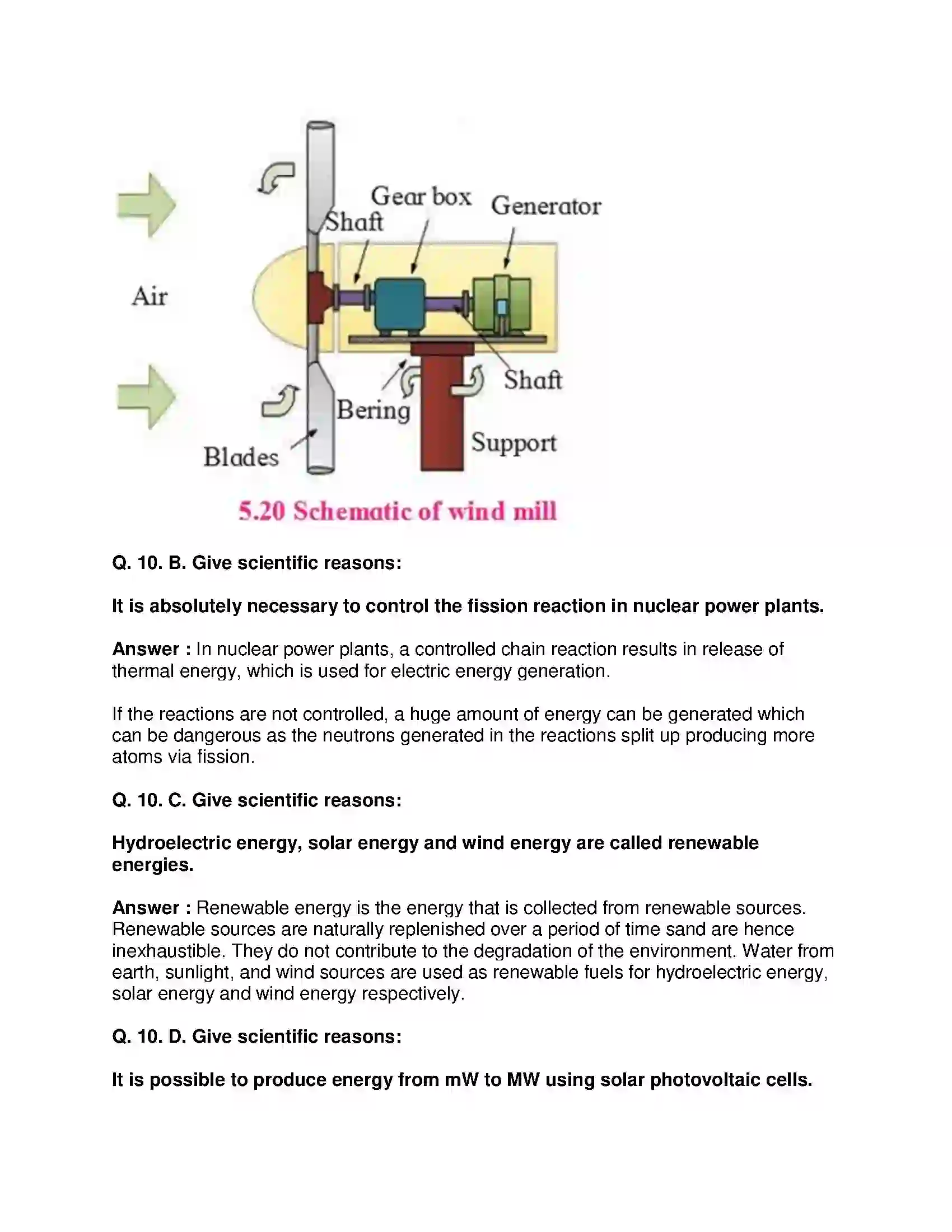 Maharashtra Board Class 10th Science & Technology-II - English Medium Towards Green Energy Solution 11
