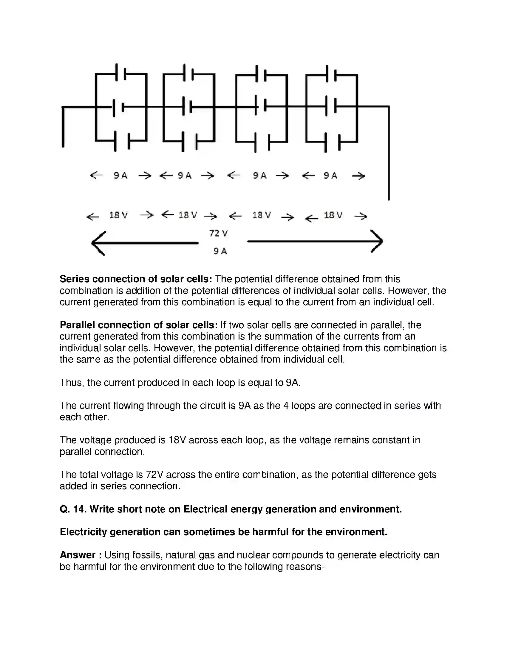 Maharashtra Board Class 10th Science & Technology-II - English Medium Towards Green Energy Solution 14