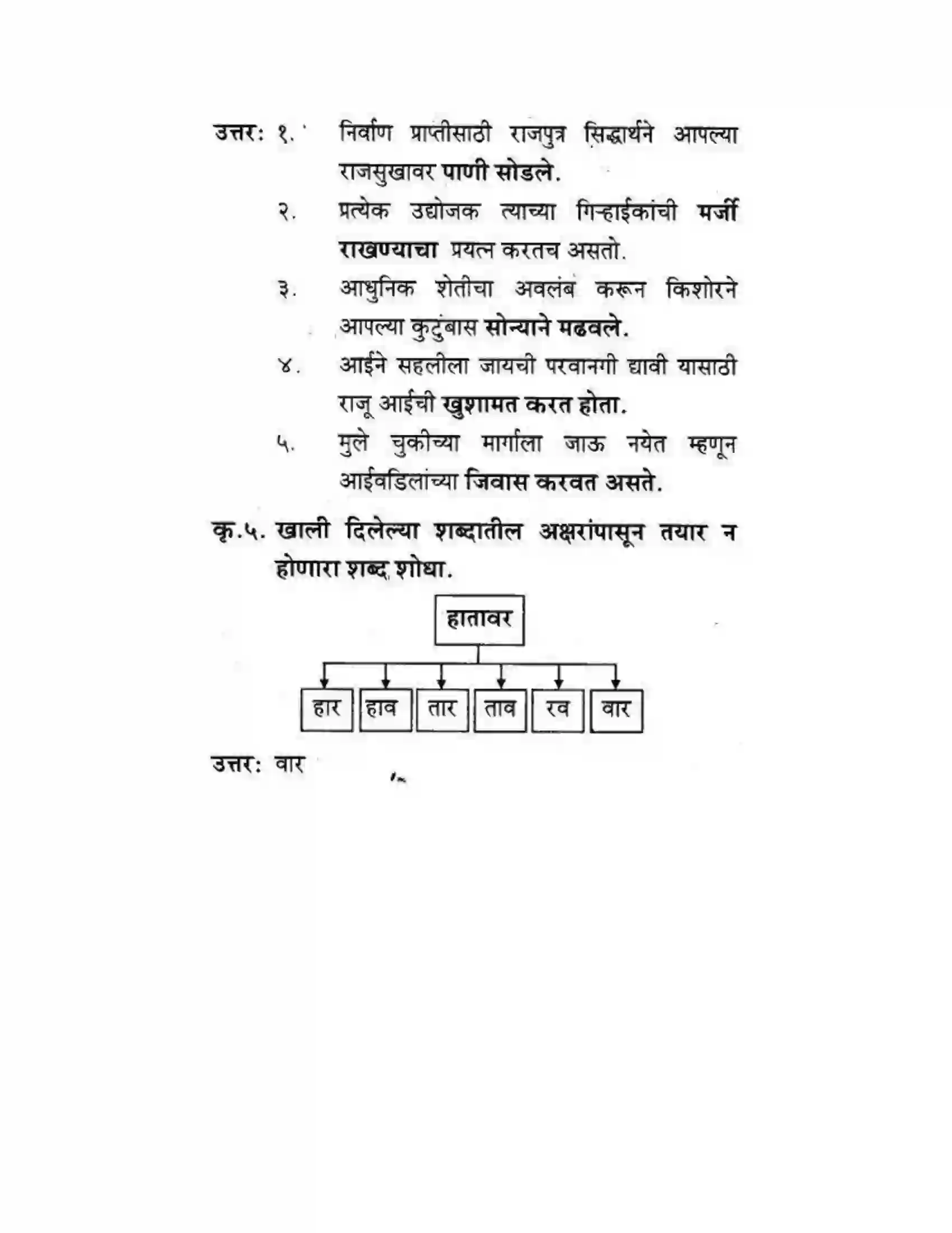 Maharashtra Board Class 10th कुमारभारती स्त्रीपुरुष तुलना - गद्य - विभाग Solution 6