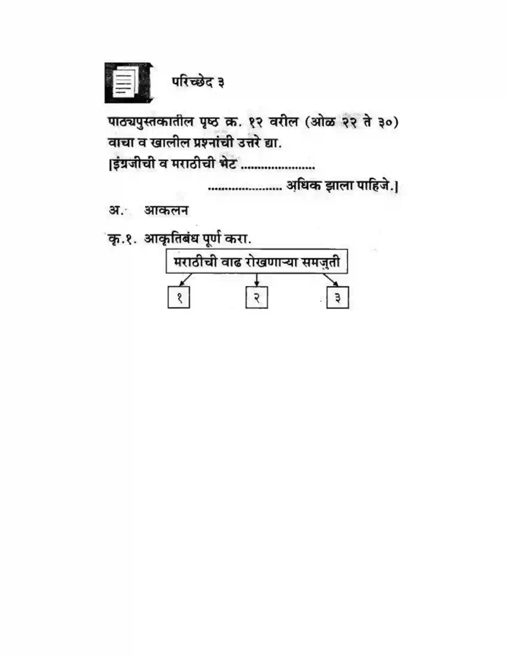 Maharashtra Board Class 10th कुमारभारती स्वभाषेची अभिवृद्धि - गद्य -विभाग Solution 21