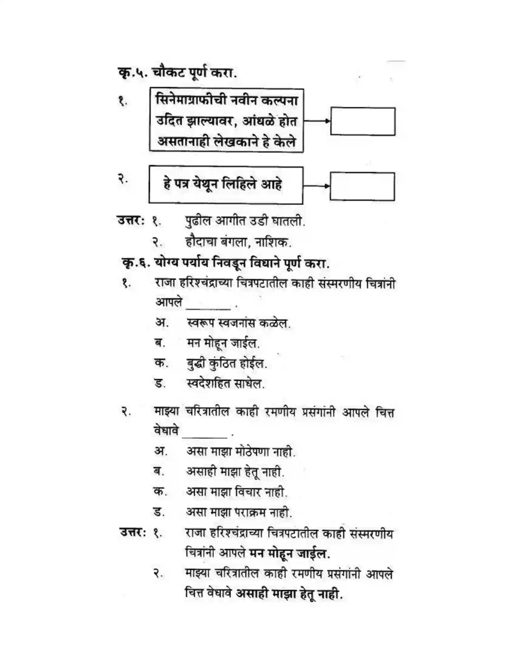 Maharashtra Board Class 10th कुमारभारती मत्पिय देशबांधवांनो ! - गद्य -विभाग Solution 3