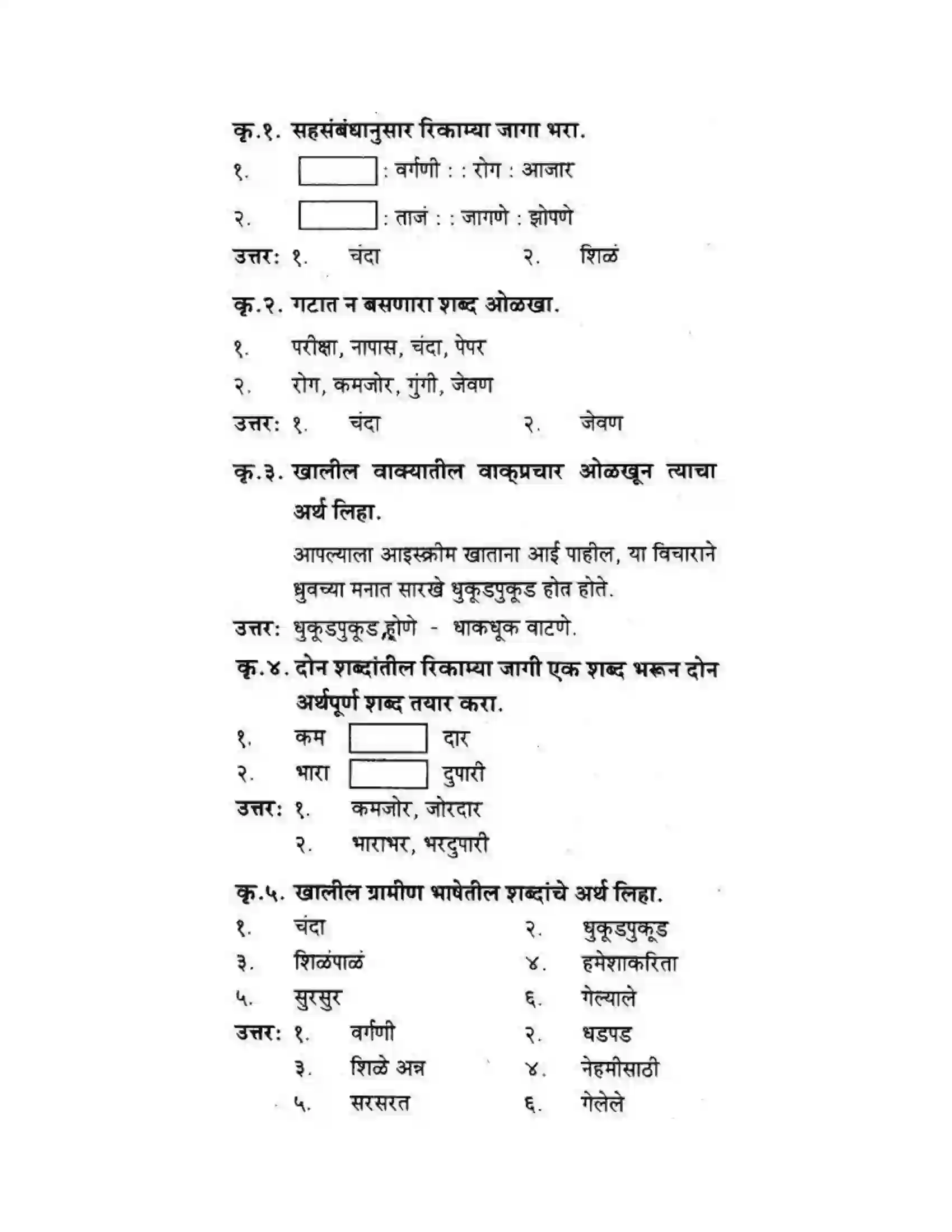 Maharashtra Board Class 10th कुमारभारती अजुनही आठवतात - गद्य -विभाग Solution 4