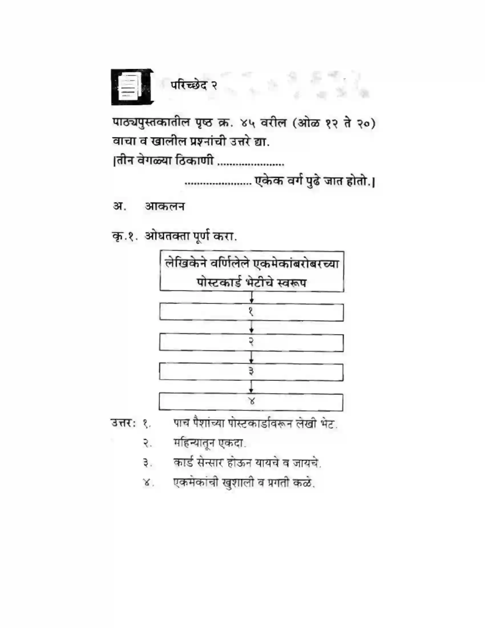 Maharashtra Board Class 10th कुमारभारती आत्मनिर्भर तेसाठीची वाटचाल - गद्य -विभाग Solution 12