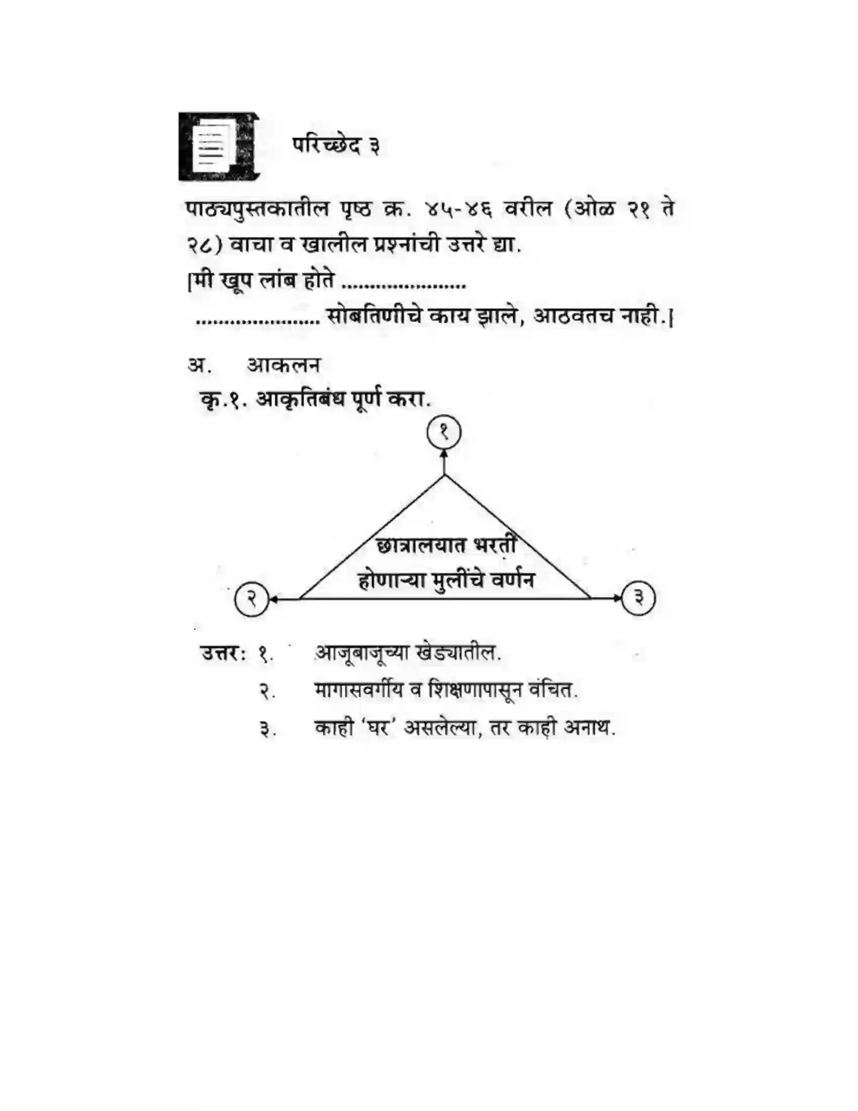 Maharashtra Board Class 10th कुमारभारती आत्मनिर्भर तेसाठीची वाटचाल - गद्य -विभाग Solution 21