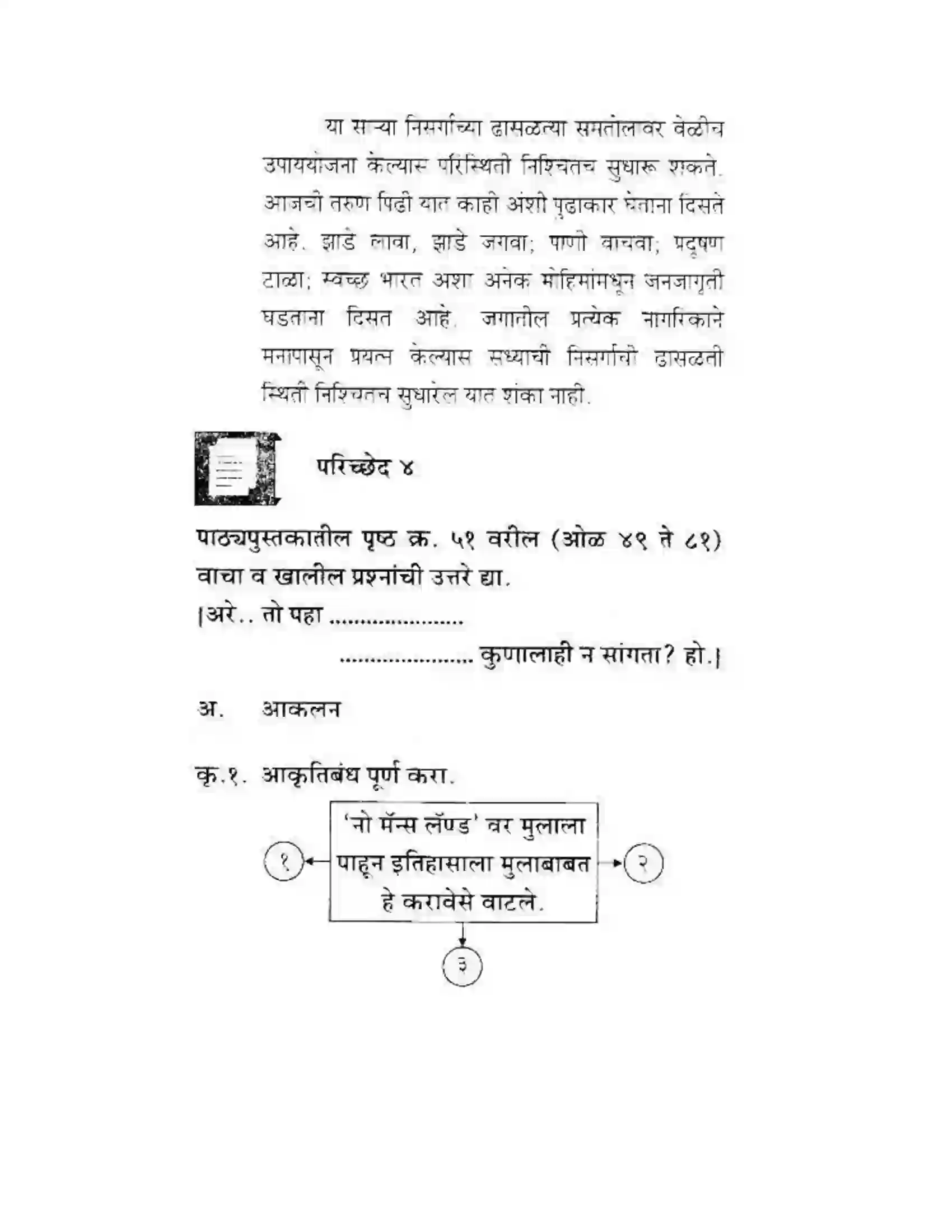 Maharashtra Board Class 10th कुमारभारती विषय गेले पठ्ठून - गद्य -विभाग Solution 32