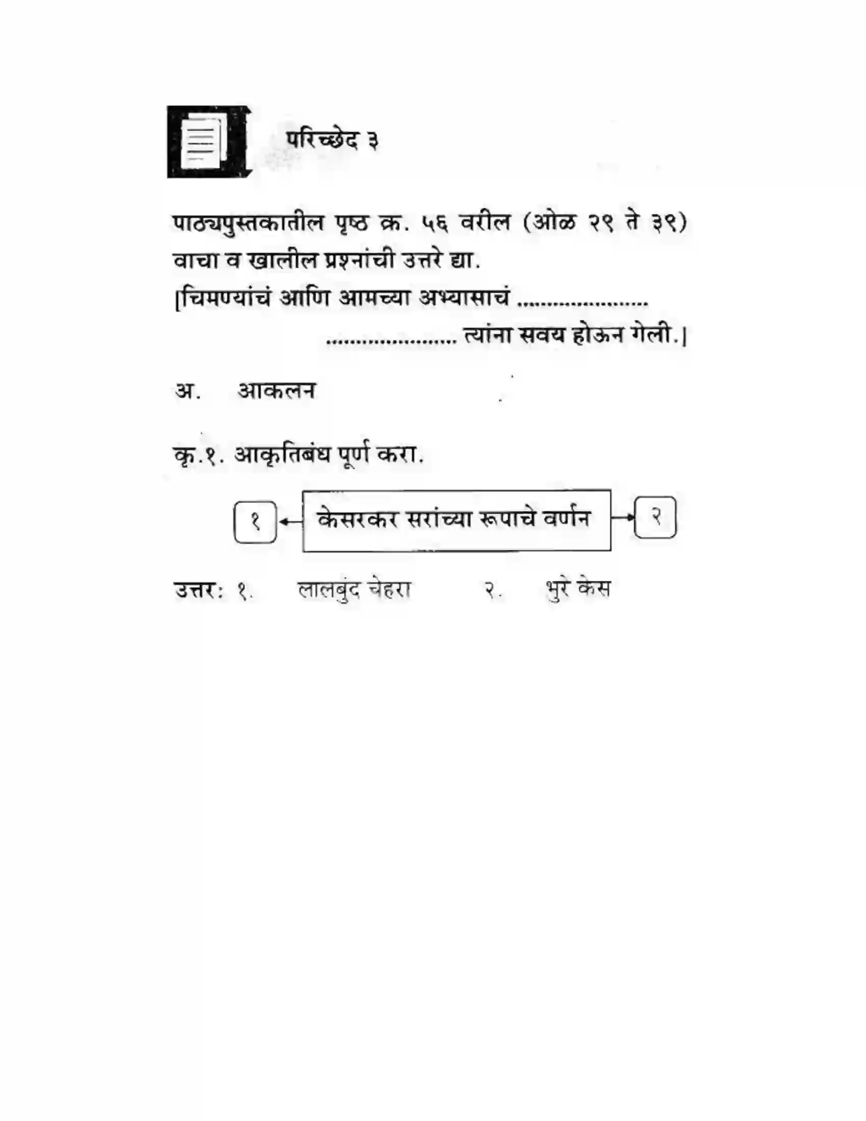 Maharashtra Board Class 10th कुमारभारती चिमण्या - गद्य -विभाग Solution 22