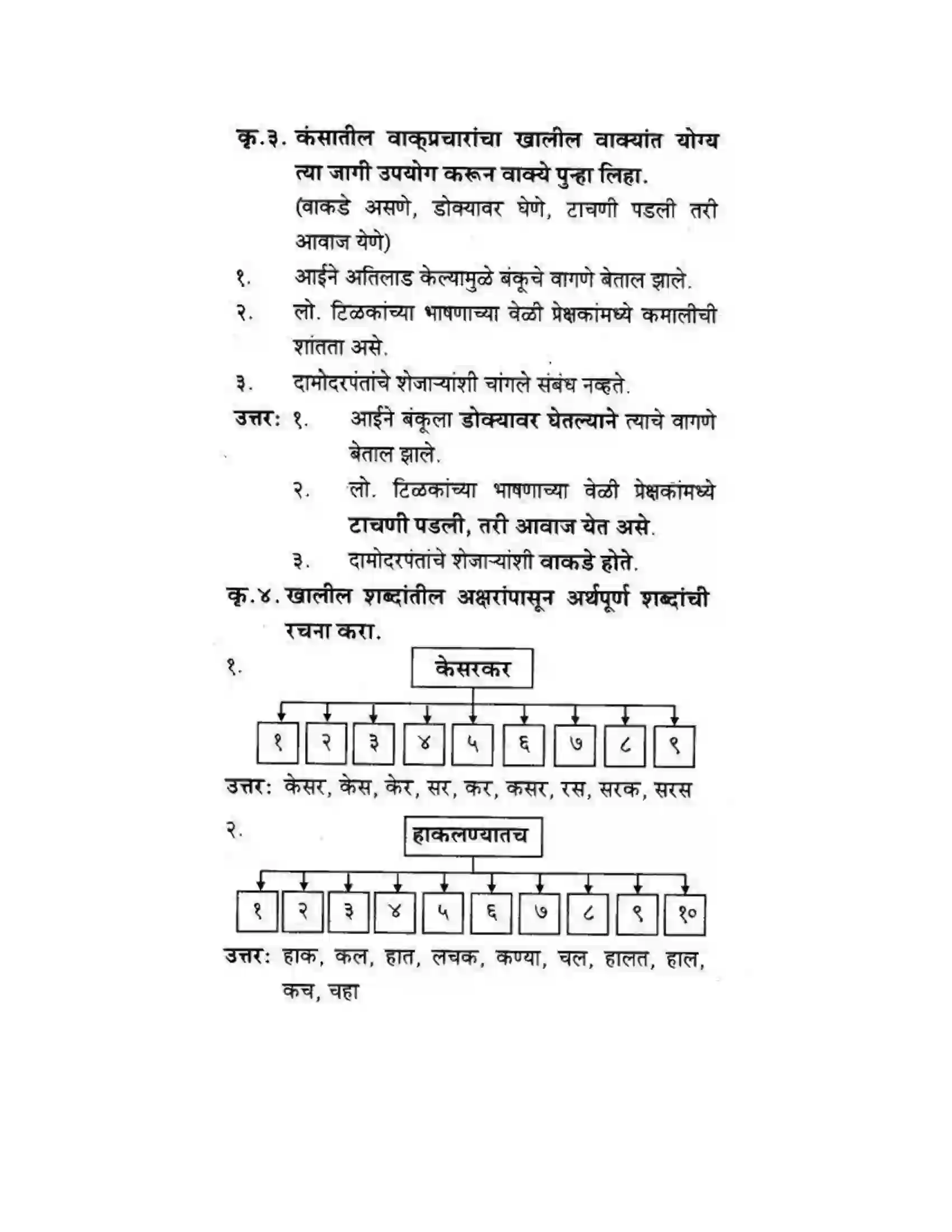 Maharashtra Board Class 10th कुमारभारती चिमण्या - गद्य -विभाग Solution 27