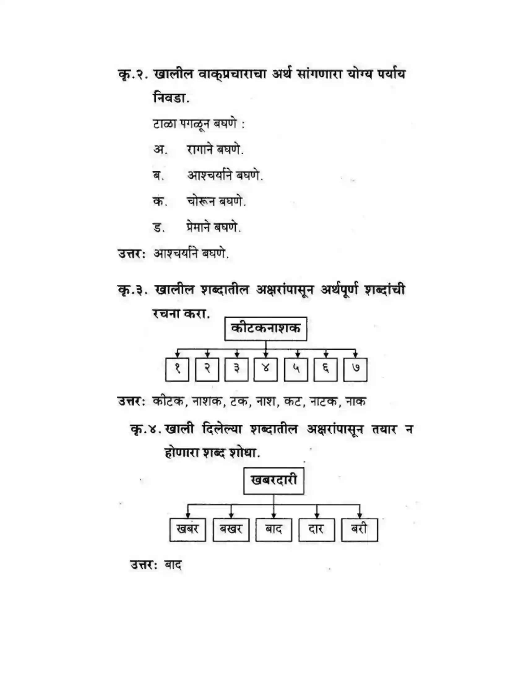Maharashtra Board Class 10th कुमारभारती चिमण्या - गद्य -विभाग Solution 51