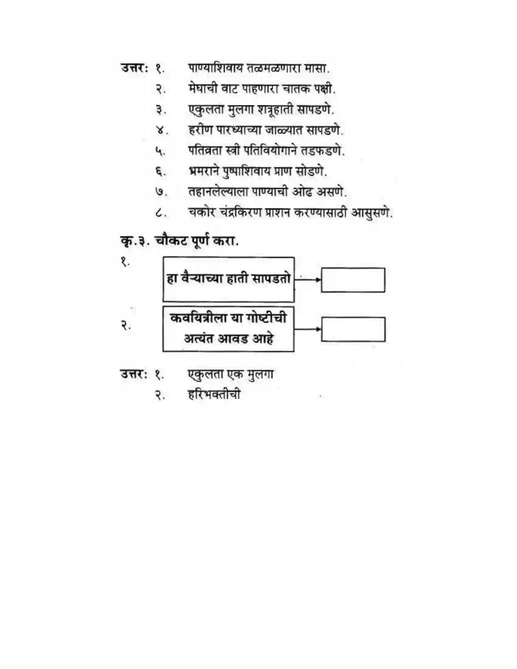 Maharashtra Board Class 10th कुमारभारती संतवाणी - पद्य-विभाग Solution 45