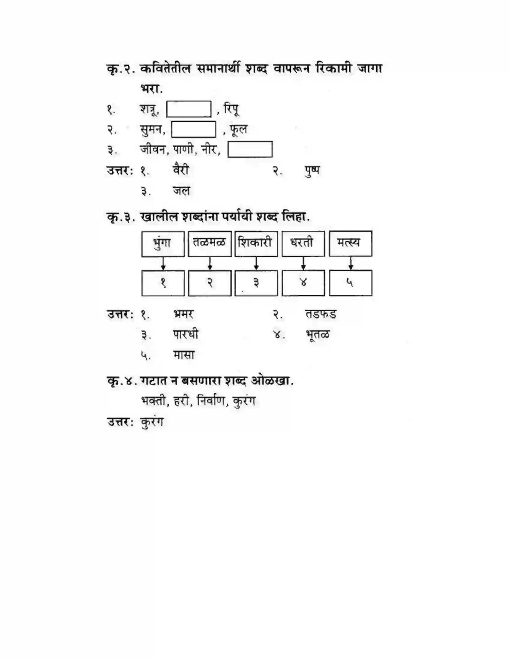 Maharashtra Board Class 10th कुमारभारती संतवाणी - पद्य-विभाग Solution 50