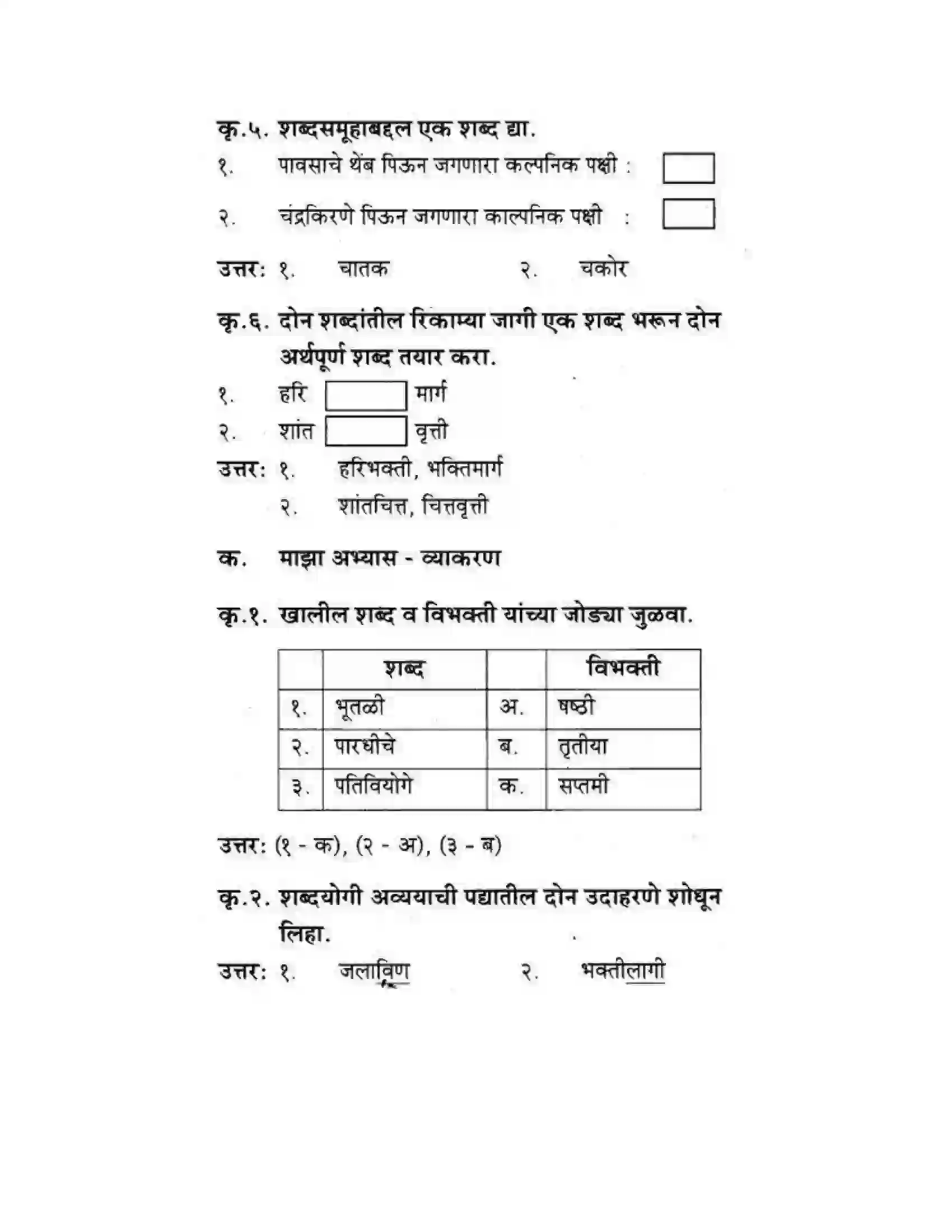 Maharashtra Board Class 10th कुमारभारती संतवाणी - पद्य-विभाग Solution 51