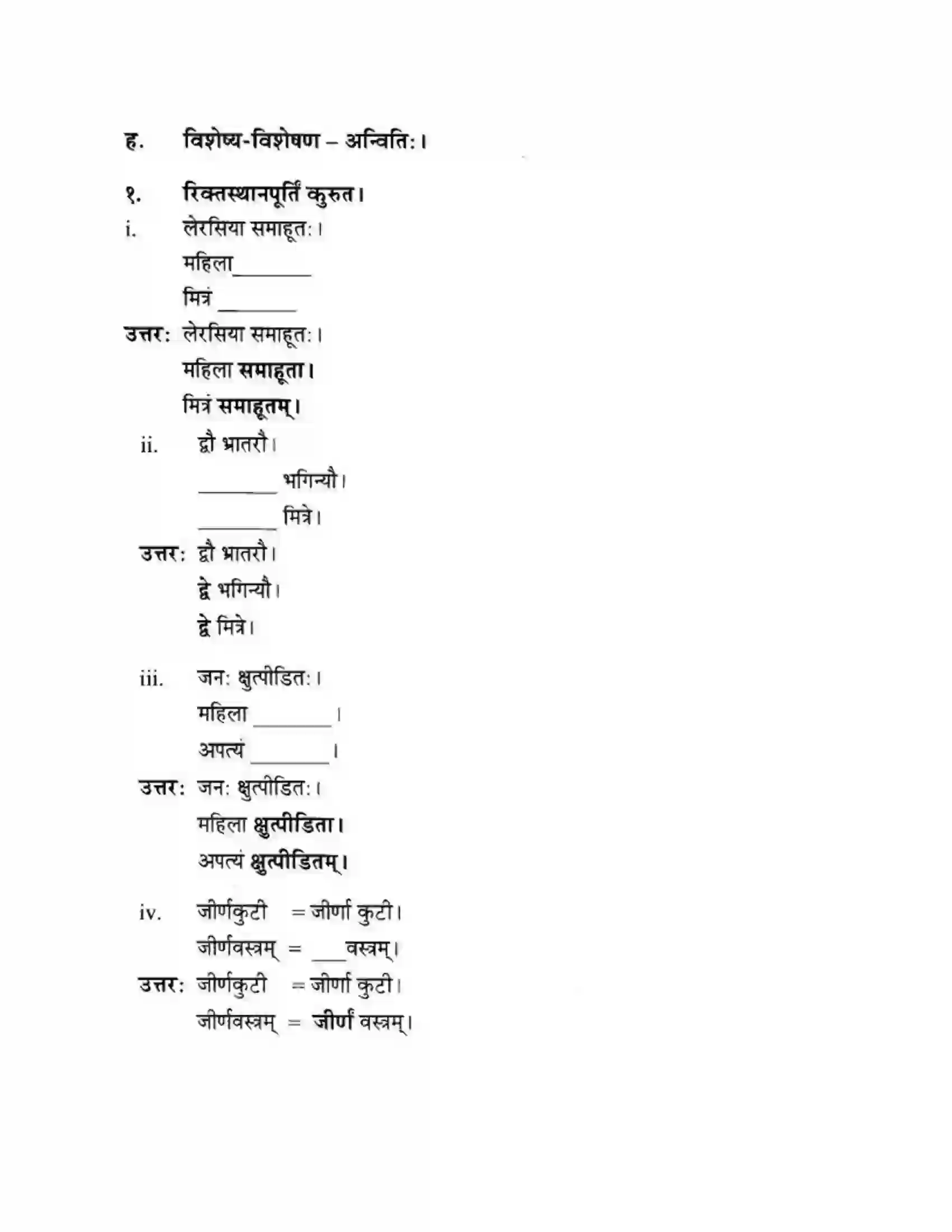 Maharashtra Board Class 10th मन्दाकिनी (Sanskrit) आत्मिकी सम्पद। - गद्यम अवबोधनम Solution 20