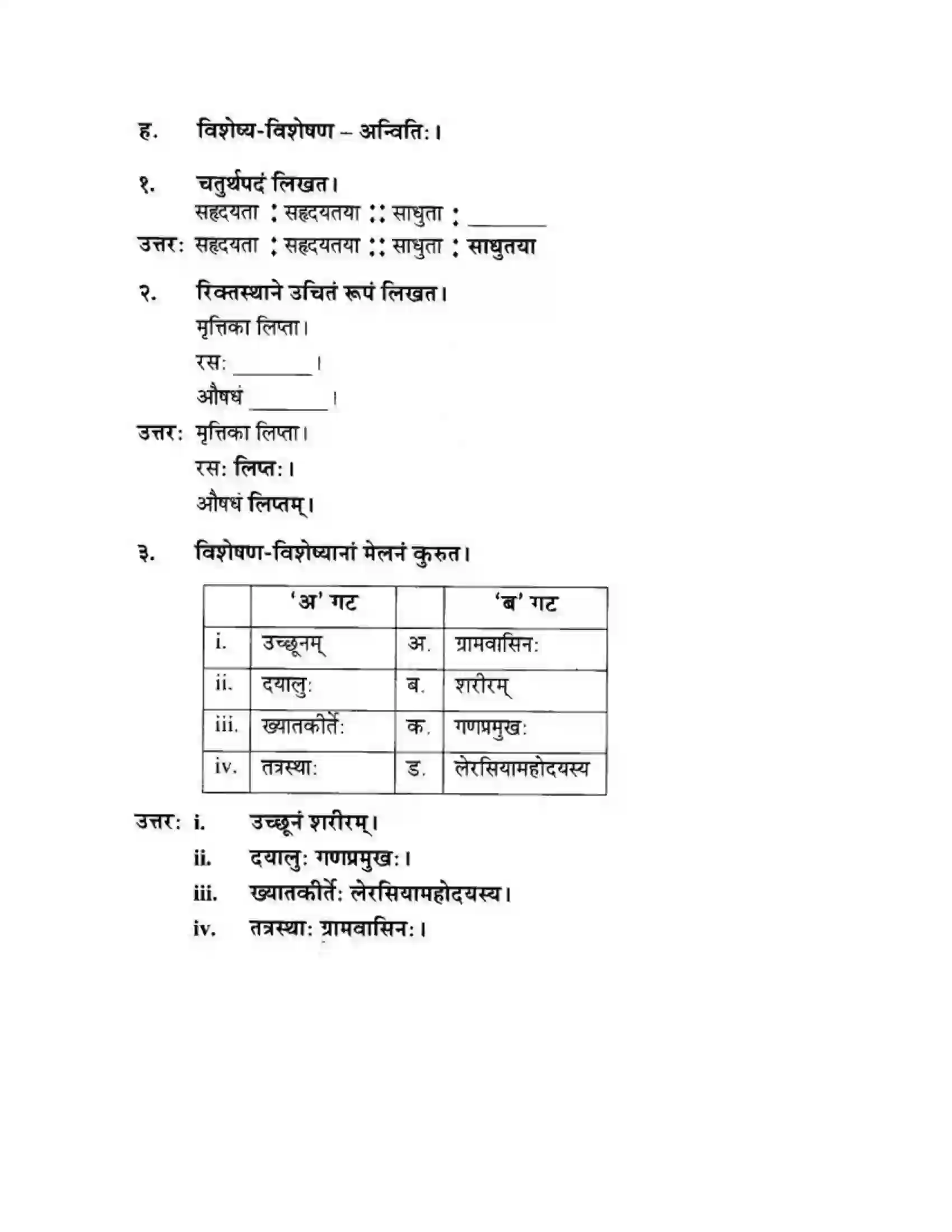 Maharashtra Board Class 10th मन्दाकिनी (Sanskrit) आत्मिकी सम्पद। - गद्यम अवबोधनम Solution 8