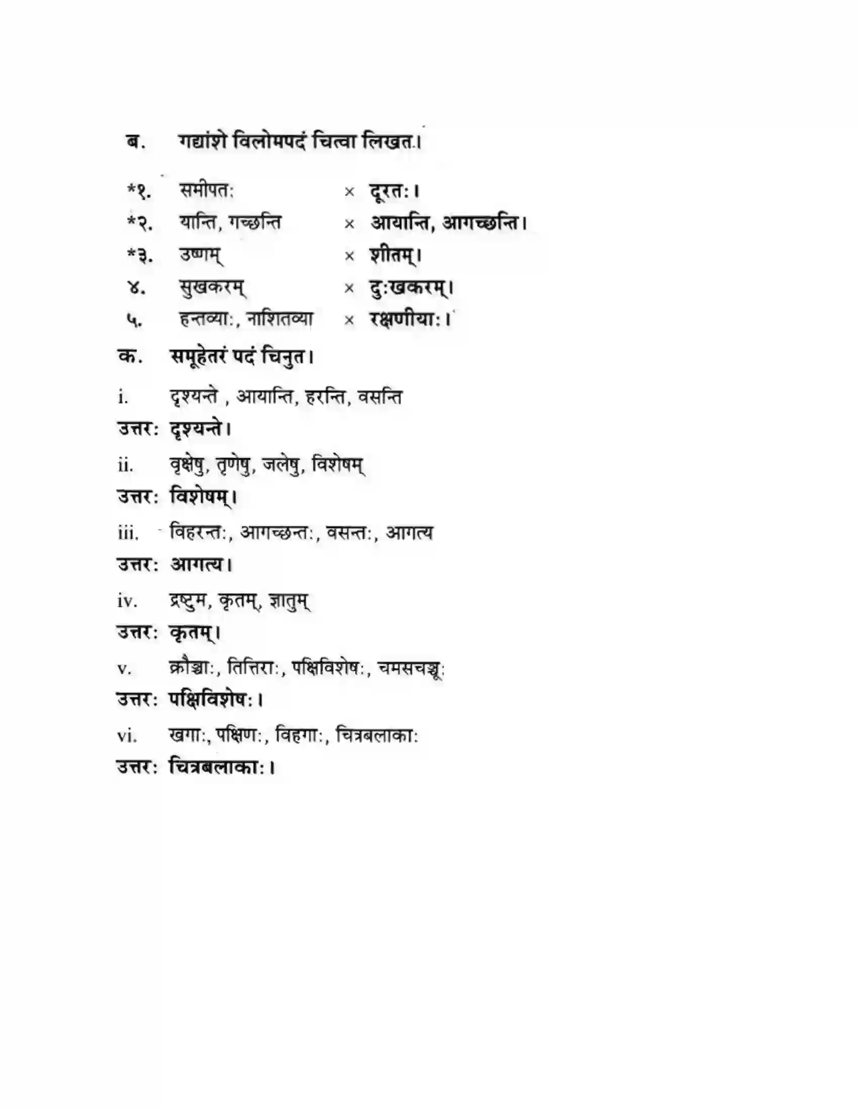 Maharashtra Board Class 10th मन्दाकिनी (Sanskrit) पक्षिमित्रा भवाम। - गद्यम अवबोधनम Solution 16