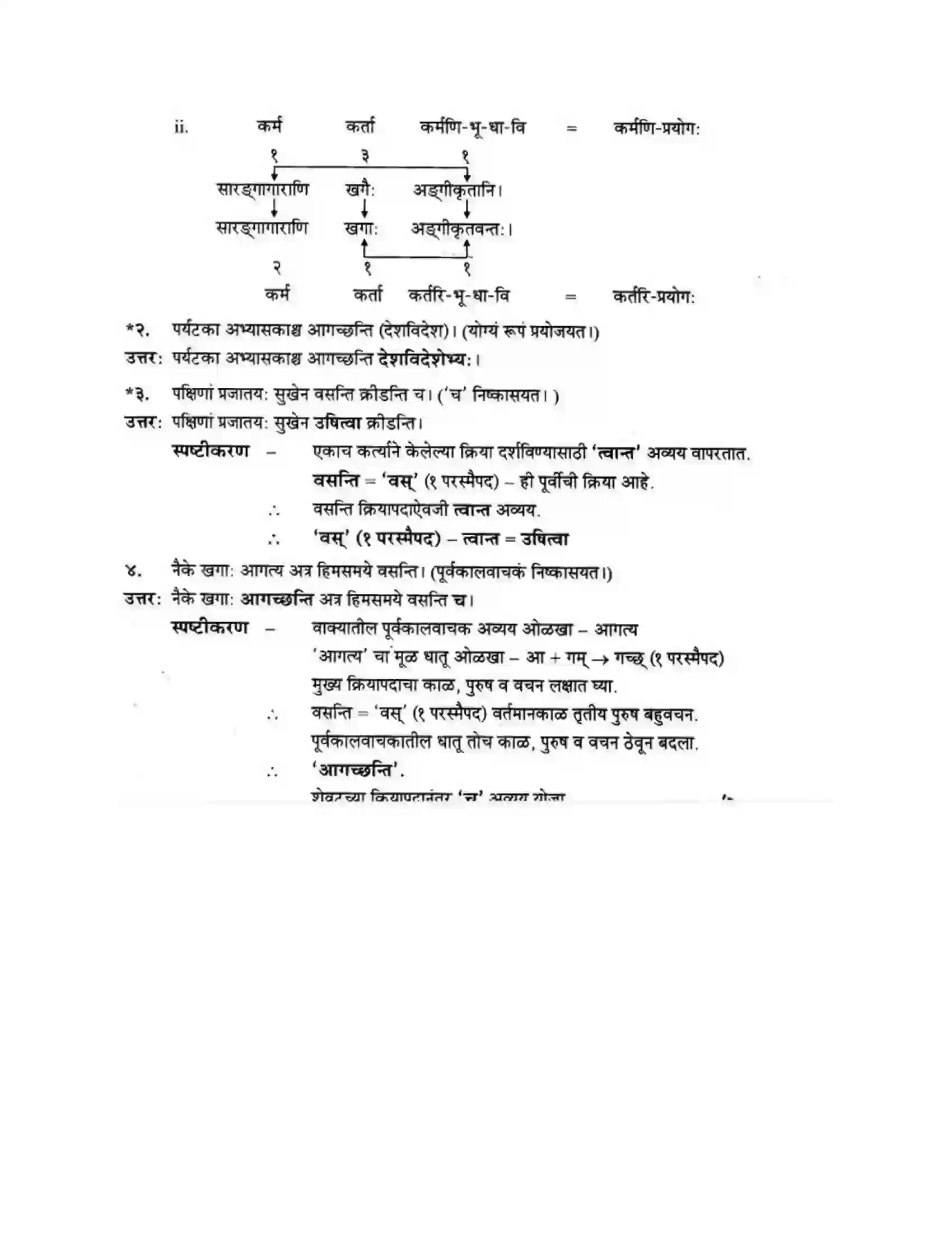 Maharashtra Board Class 10th मन्दाकिनी (Sanskrit) पक्षिमित्रा भवाम। - गद्यम अवबोधनम Solution 32
