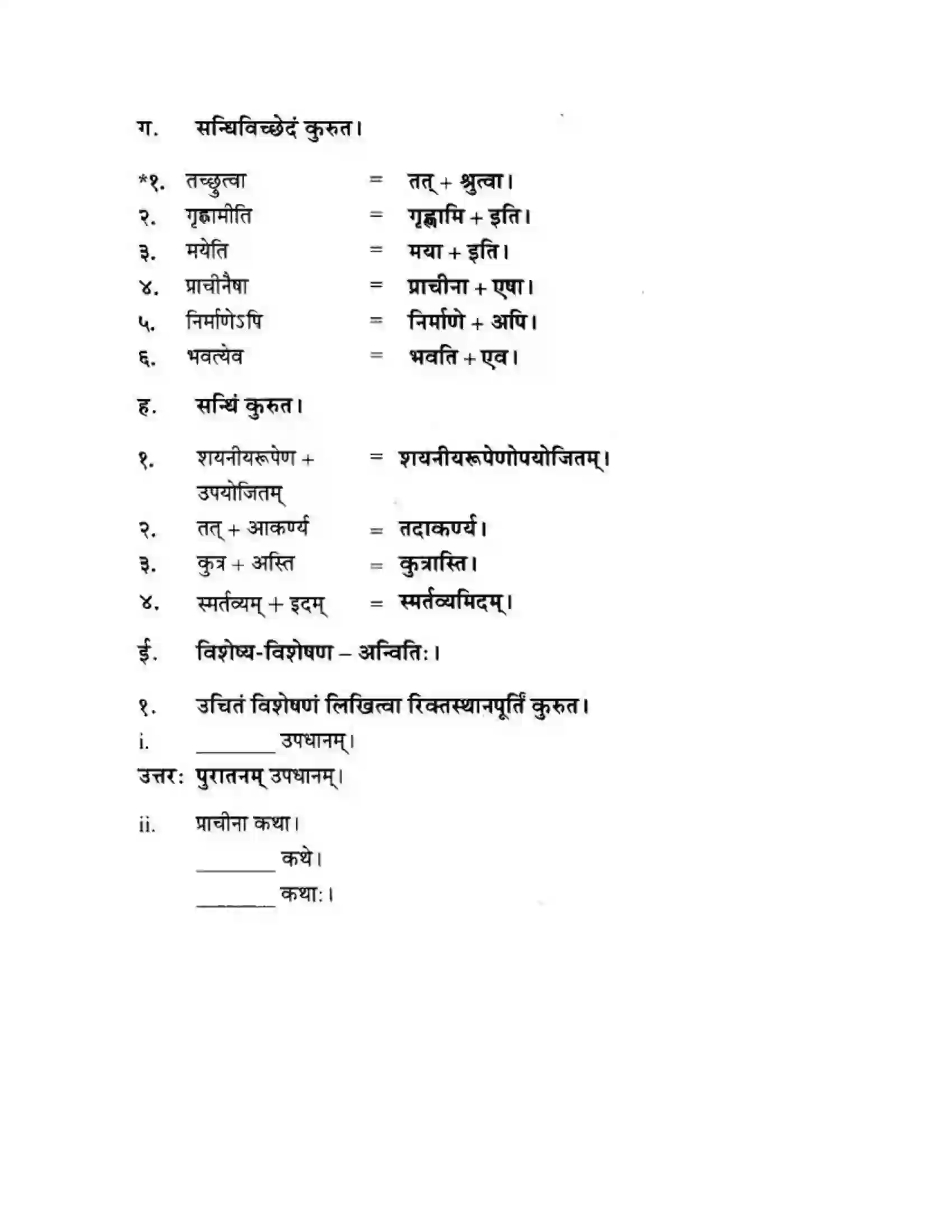 Maharashtra Board Class 10th मन्दाकिनी (Sanskrit) अमूल्य विद्यते सर्वम। - गद्यम अवबोधनम Solution 21